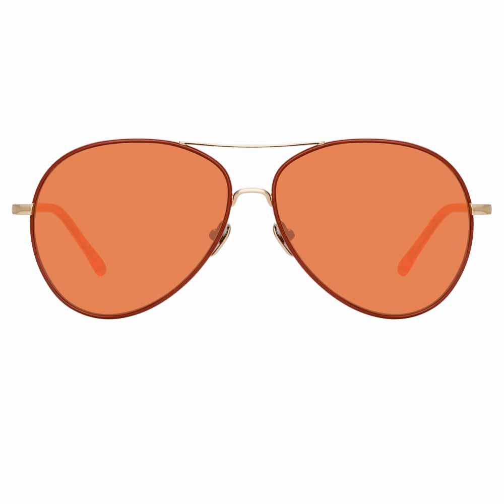 Color_LFL963C10SUN - Linda Farrow Diabolo C10 Aviator Sunglasses