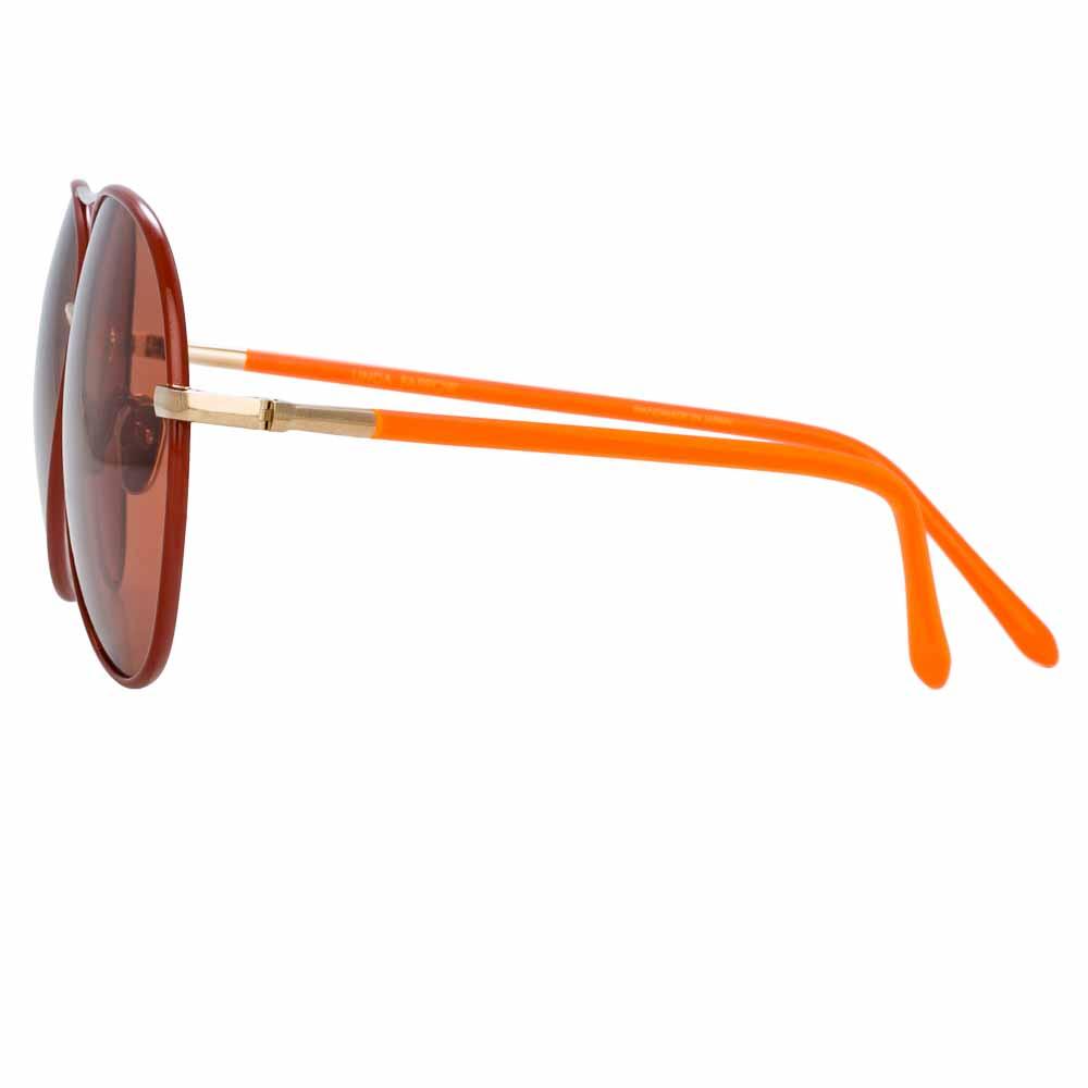 Color_LFL963C10SUN - Linda Farrow Diabolo C10 Aviator Sunglasses