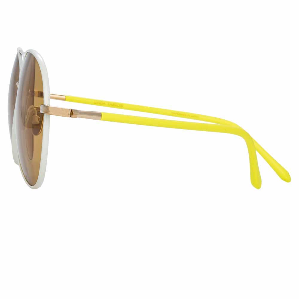 Color_LFL963C11SUN - Linda Farrow Diabolo C11 Aviator Sunglasses