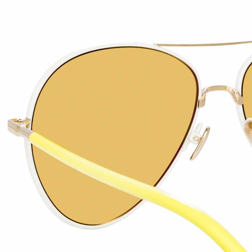 Color_LFL963C11SUN - Linda Farrow Diabolo C11 Aviator Sunglasses