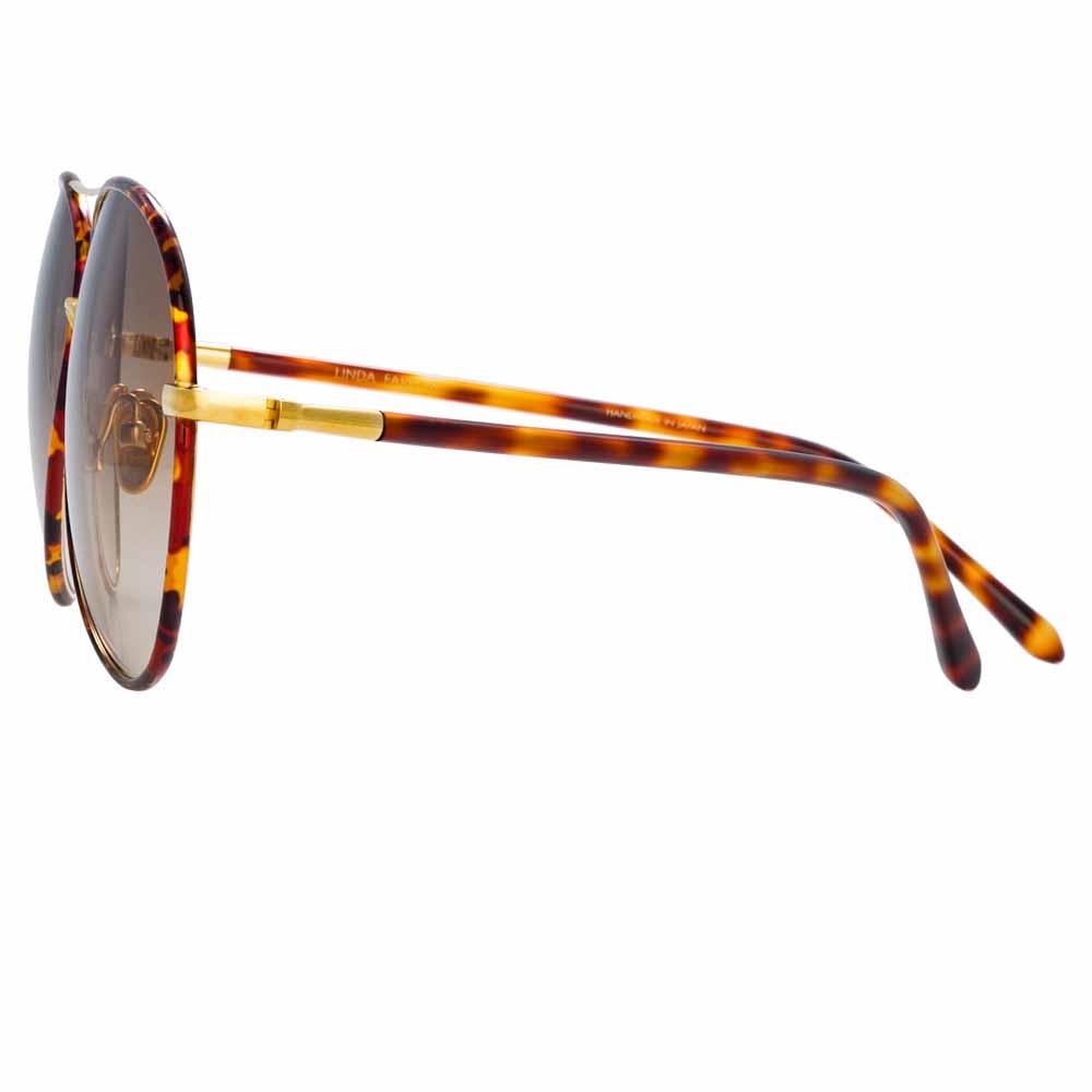 Color_LFL963C2SUN - Linda Farrow Diabolo C2 Aviator Sunglasses