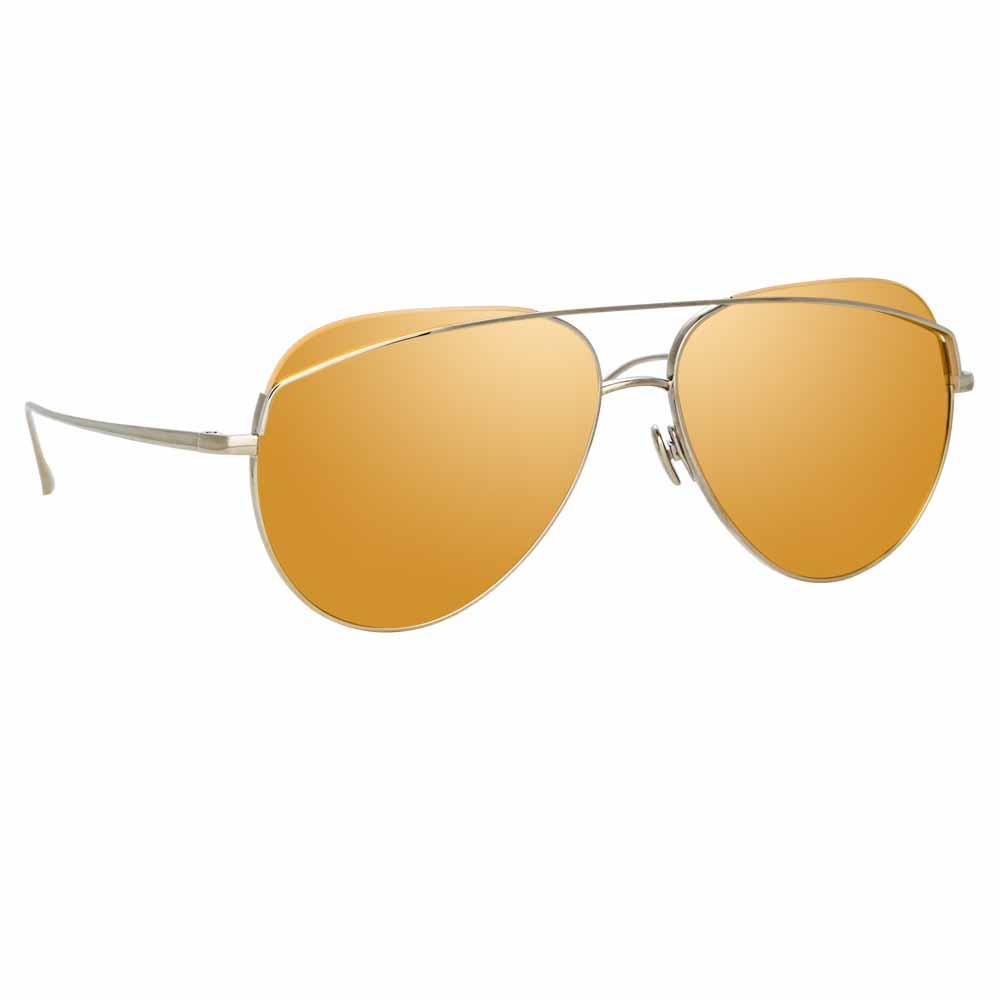 Color_LFL975C3SUN - Linda Farrow Colt C3 Aviator Sunglasses