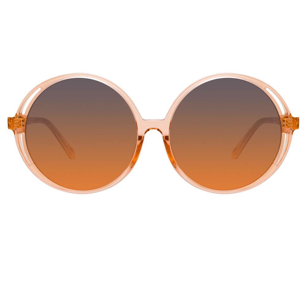 Color_LFL989C4SUN - Bianca Round Sunglasses in Orange