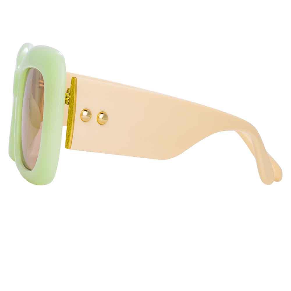 Color_LFL995C5SUN - Linda Farrow Lavinia C5 Rectangular Sunglasses