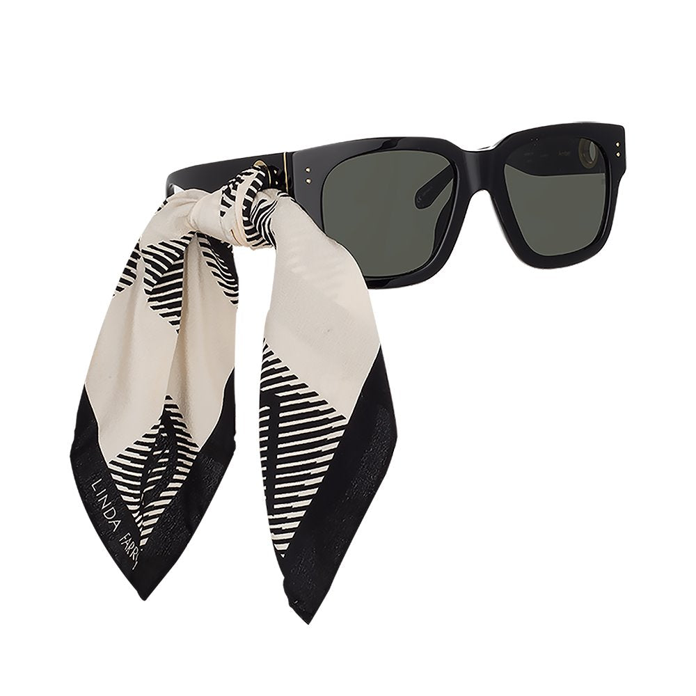 Color_LFLC1001C1SUN - Amber D-Frame Sunglasses in Black