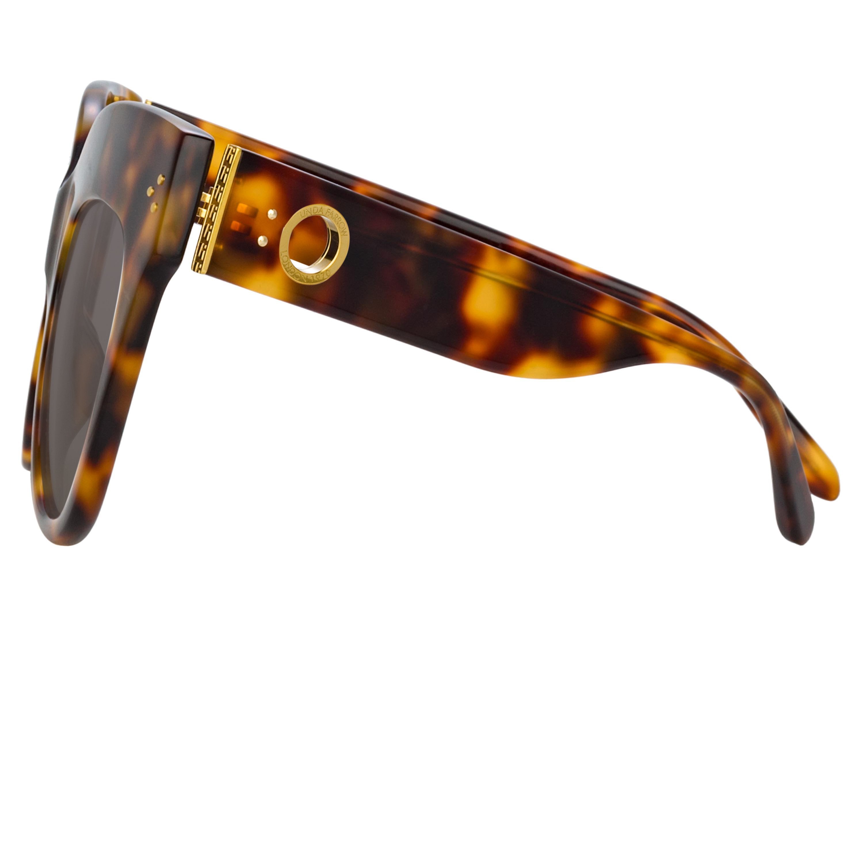 Color_LFLC1049C2SUN - Dunaway Oversized Sunglasses in Tortoiseshell