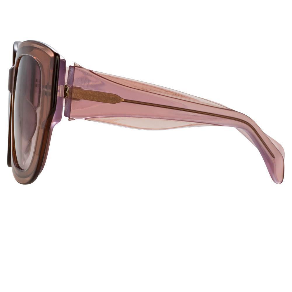 Color_MW261C4SUN - Matthew Williamson Senna D-Frame Sunglasses in Purple