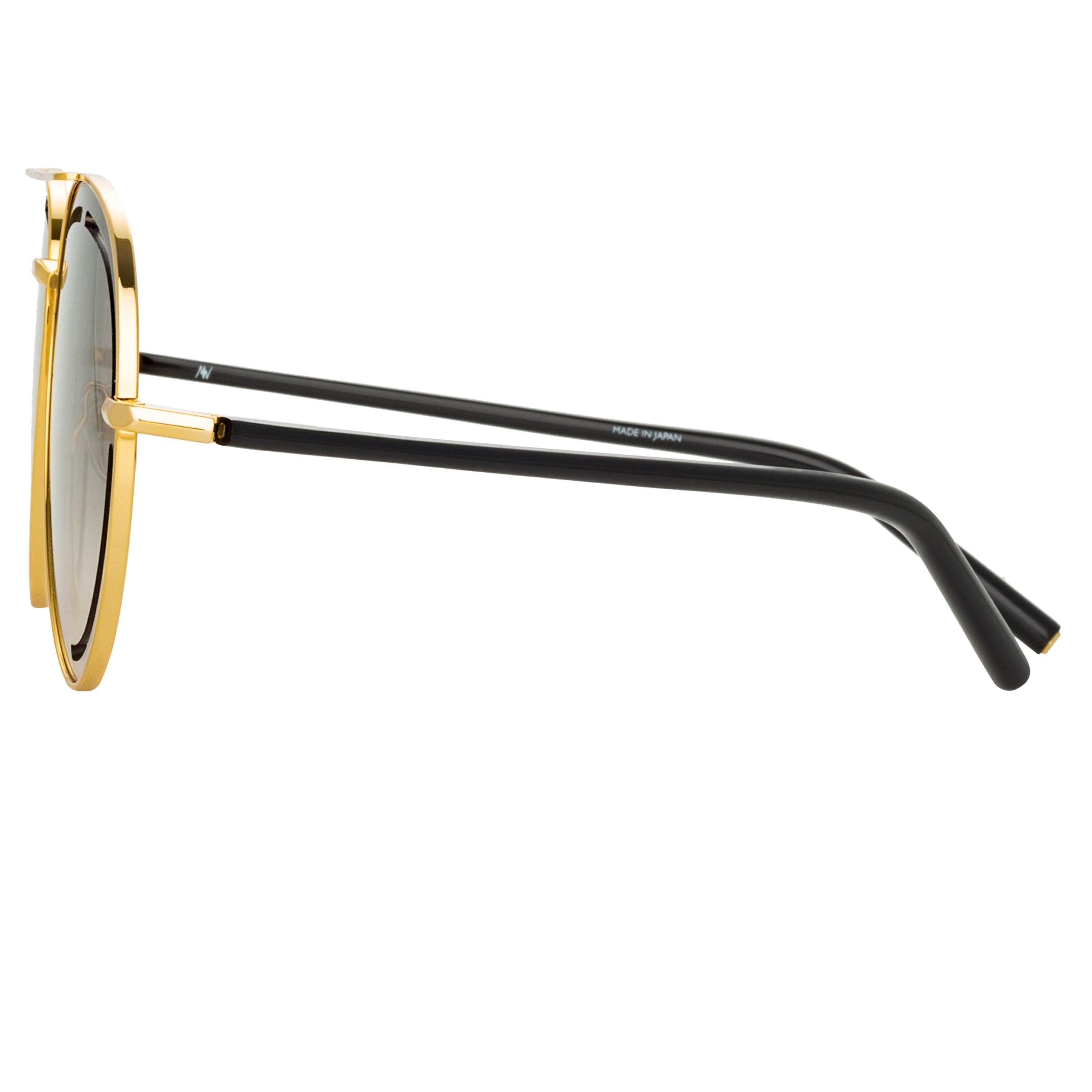 Color_MW264C1SUN - Matthew Williamson Foxglove Sunglasses in Yellow Gold