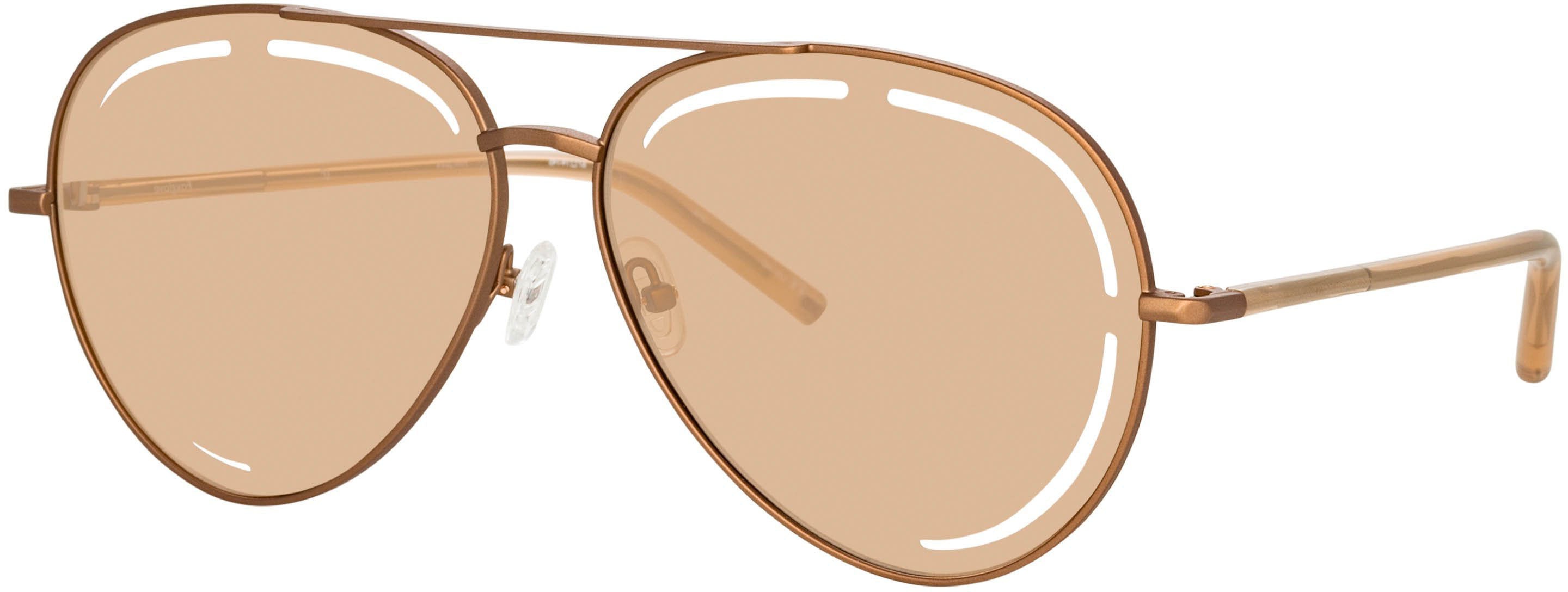 Color_MW264C4SUN - Matthew Williamson Foxglove Sunglasses in Nude