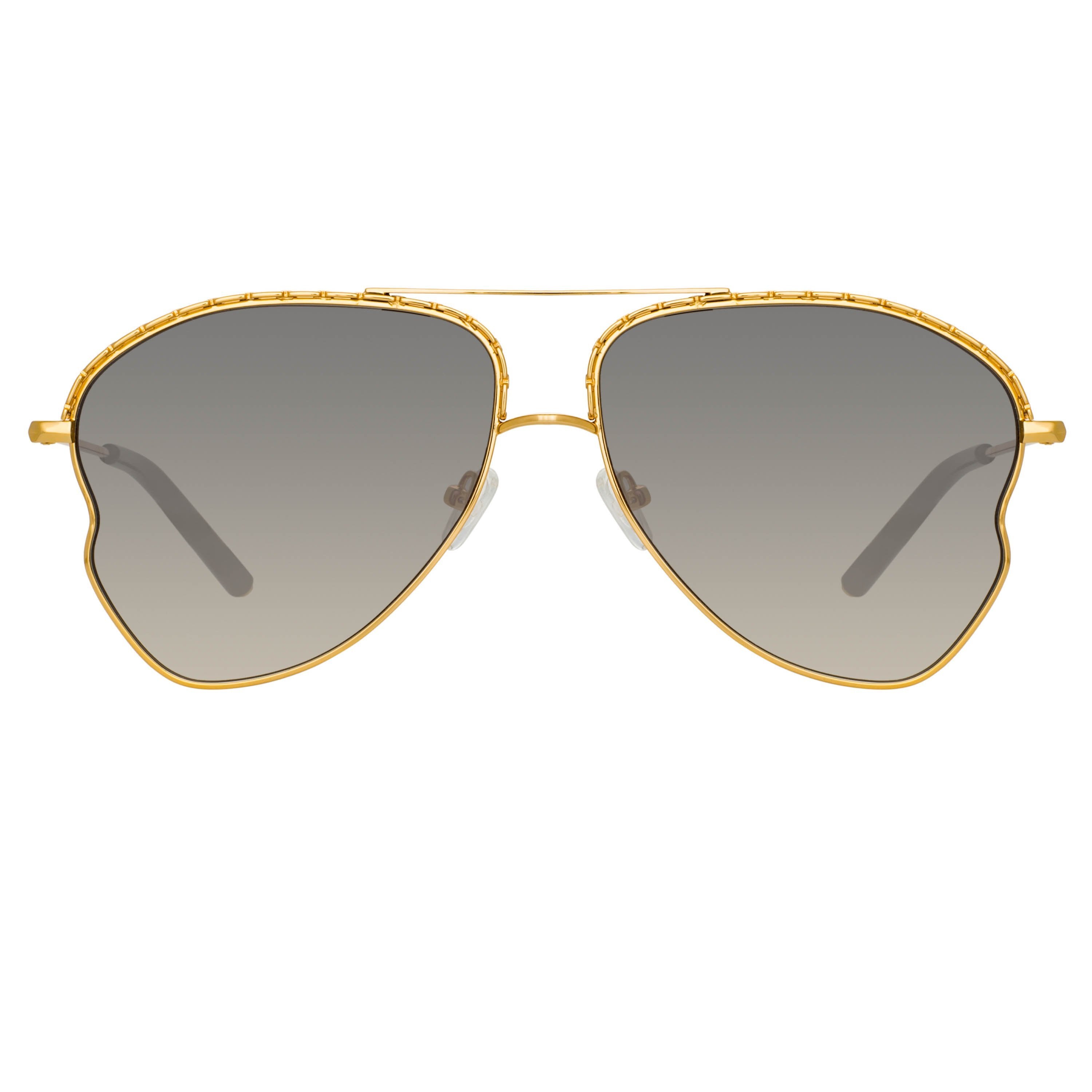 Color_MW272C1SUN - Matthew Williamson Lupin Sunglasses in Yellow Gold