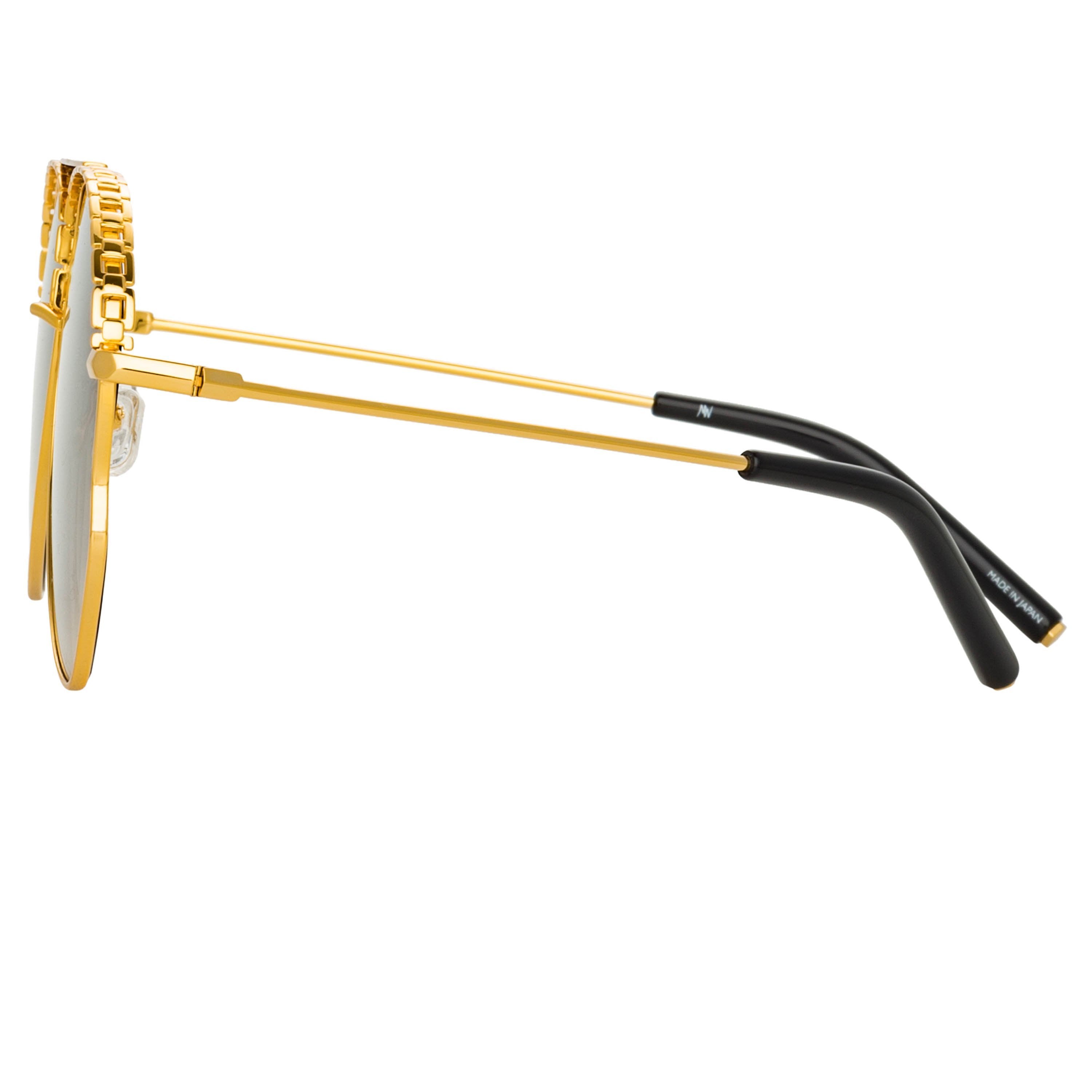Color_MW272C1SUN - Matthew Williamson Lupin Sunglasses in Yellow Gold