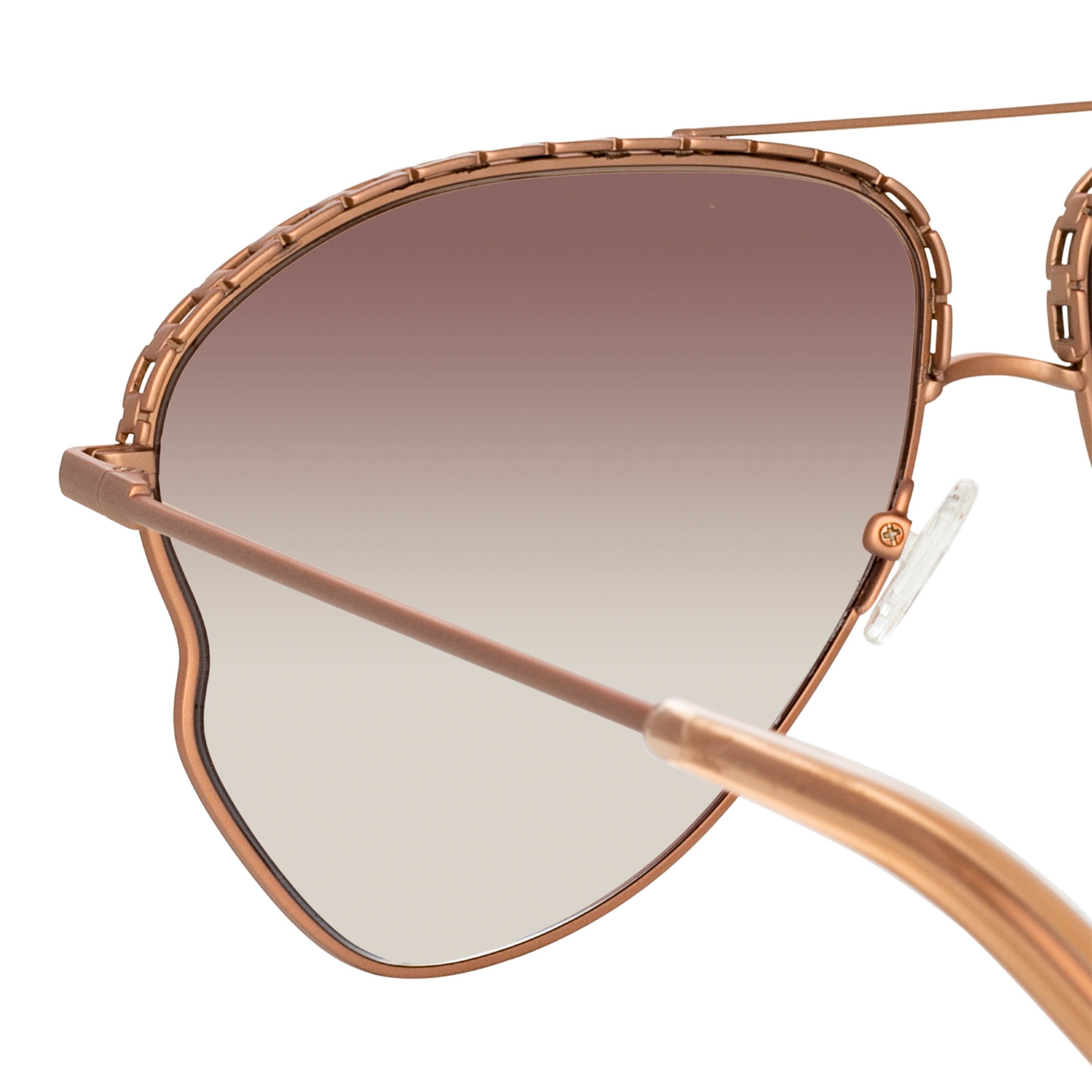 Color_MW272C4SUN - Matthew Williamson Lupin Sunglasses in Nude