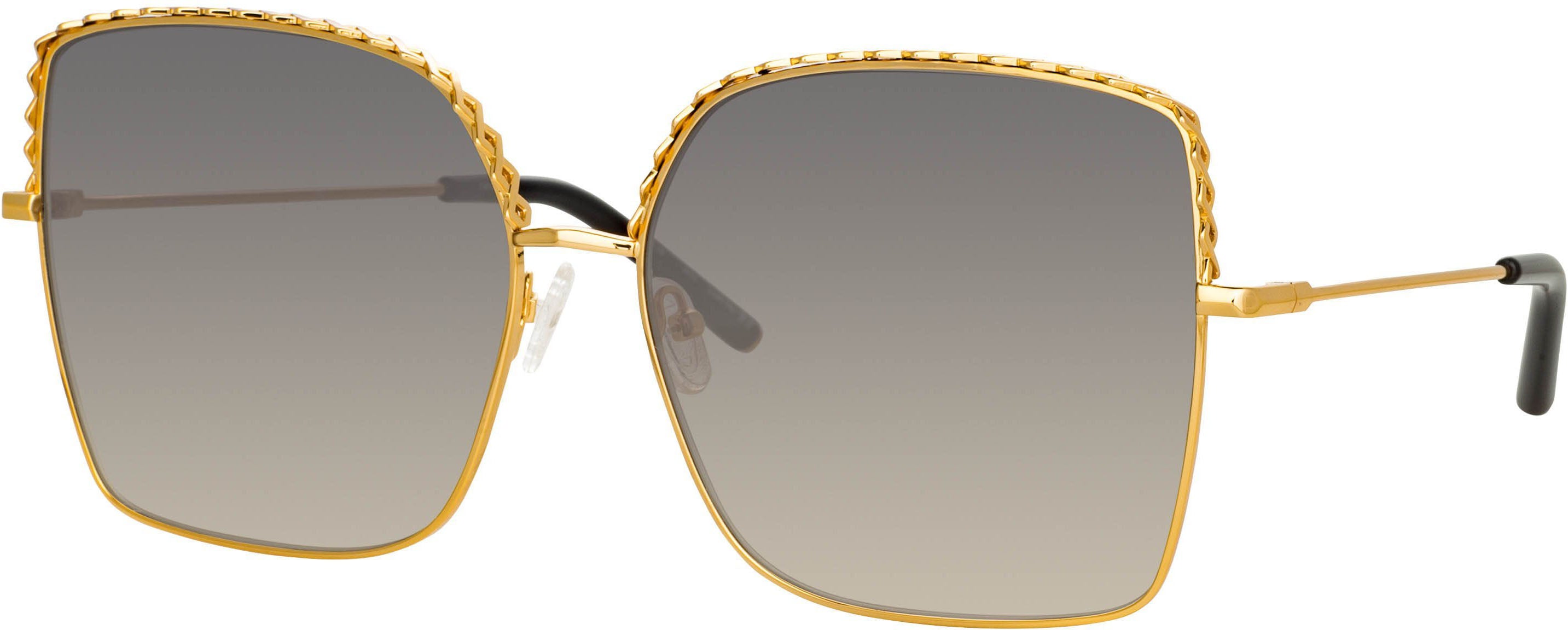 Color_MW276C1SUN - Matthew Williamson Clematis Sunglasses in Yellow Gold