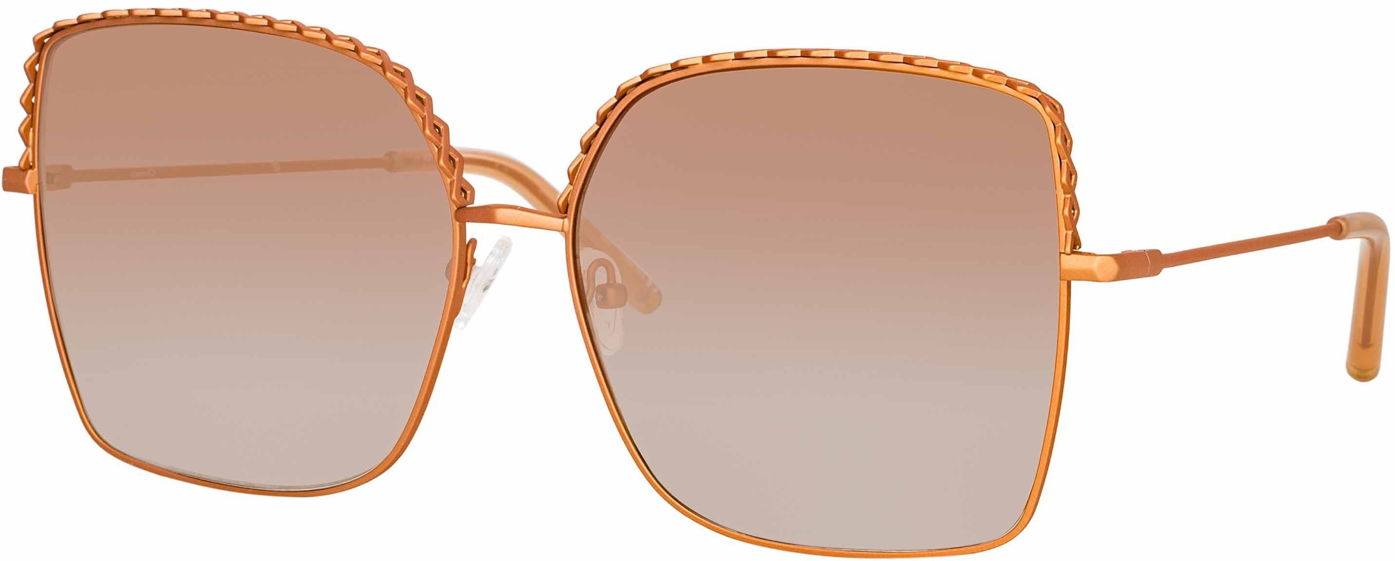 Color_MW276C6SUN - Matthew Williamson Clematis Sunglasses in Nude