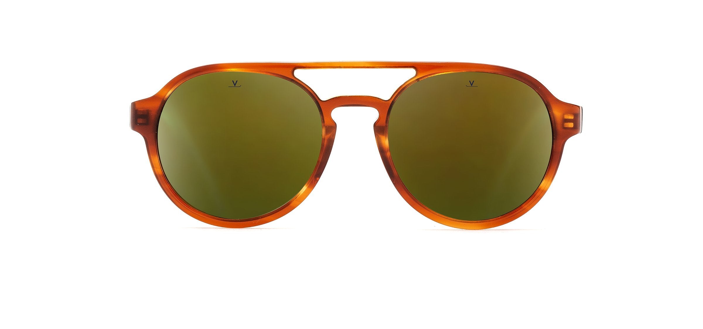 Color_VL190900021128 - DISTRICT 1909 Tortoise (honey tortoise) / Pure Grey Green Flashed