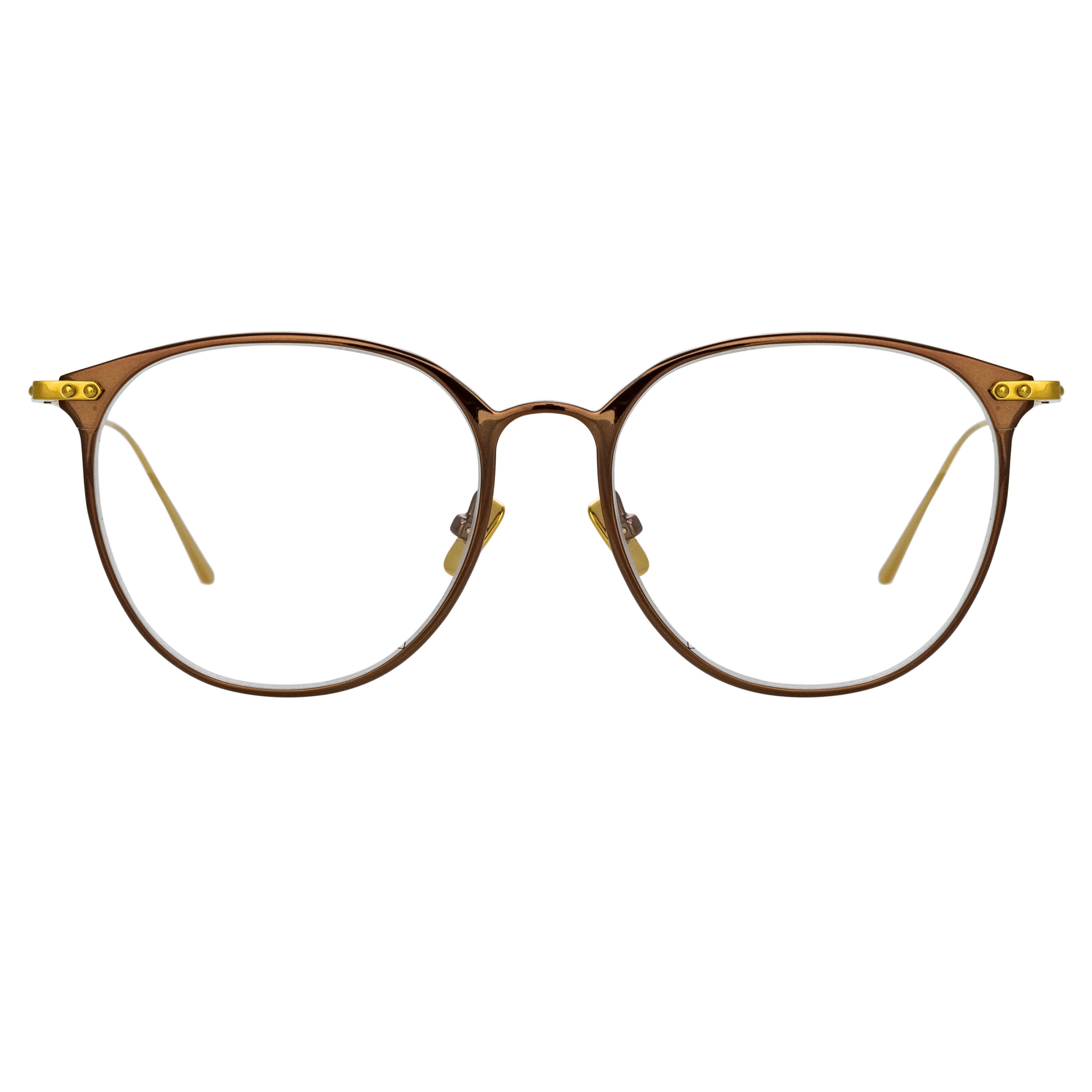 Color_LF45C3OPT - Sophia Oval Optical frame in Brown