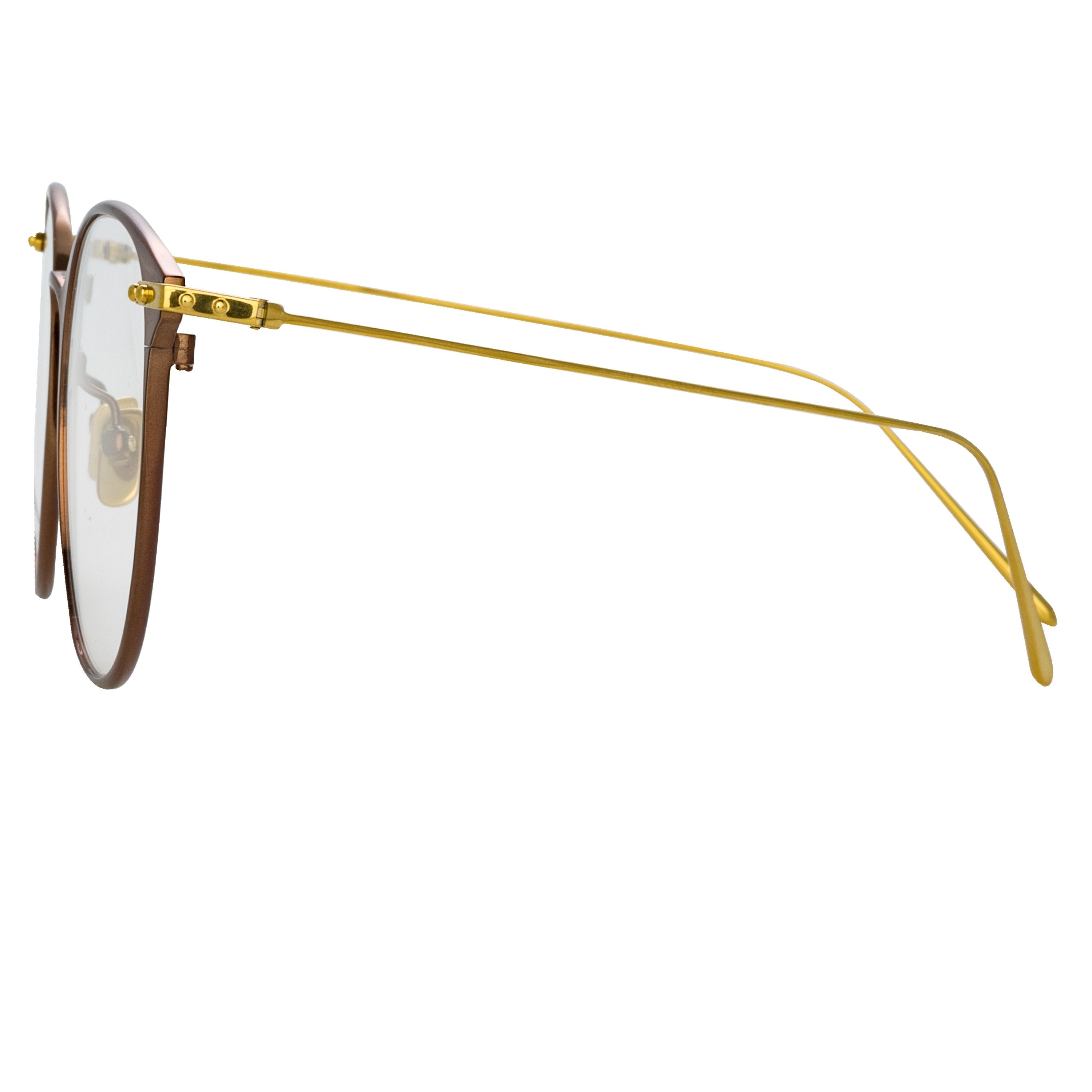Color_LF45C3OPT - Sophia Oval Optical frame in Brown