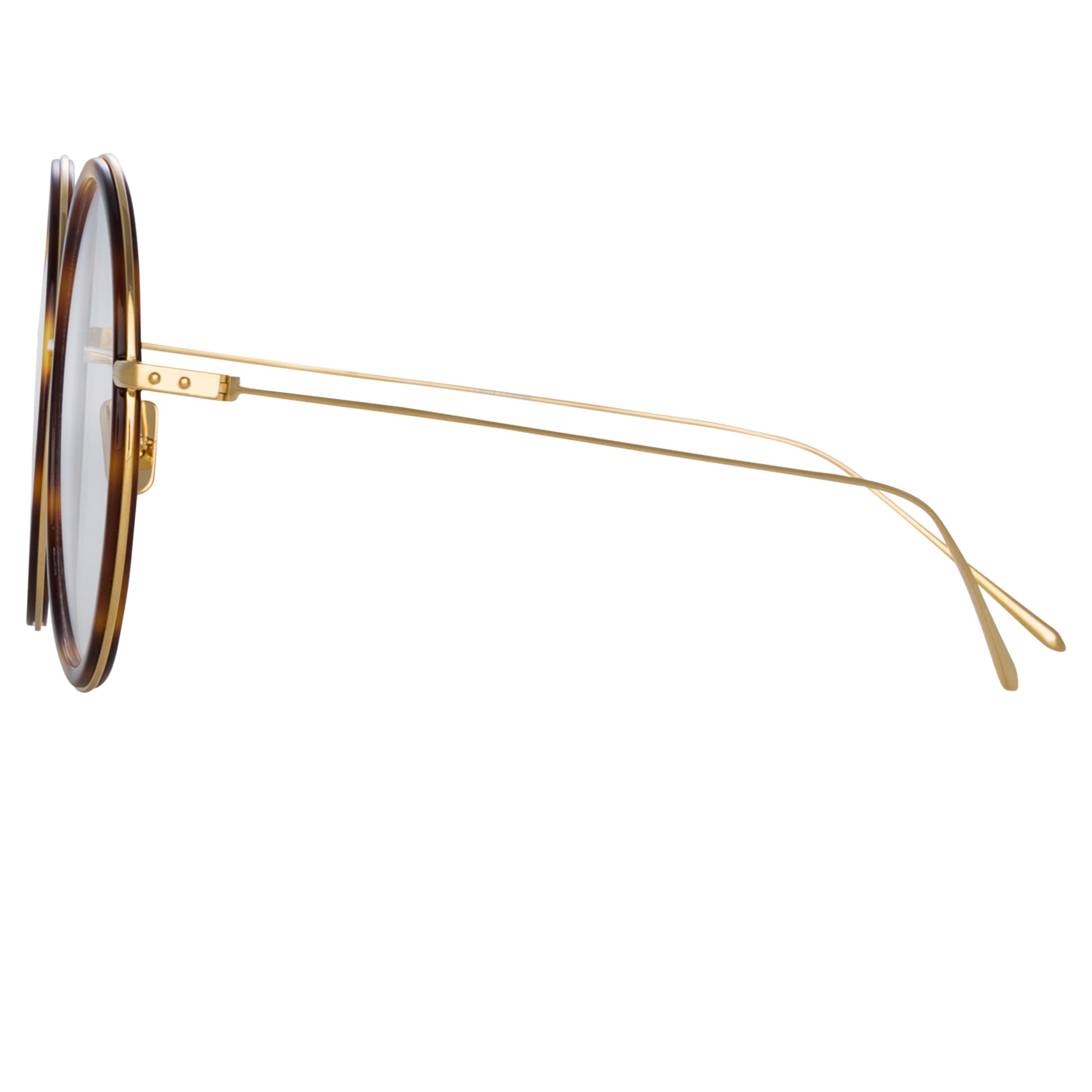 Color_LF57AC2OPT - Alesia A Round Sunglasses in Tortoiseshell