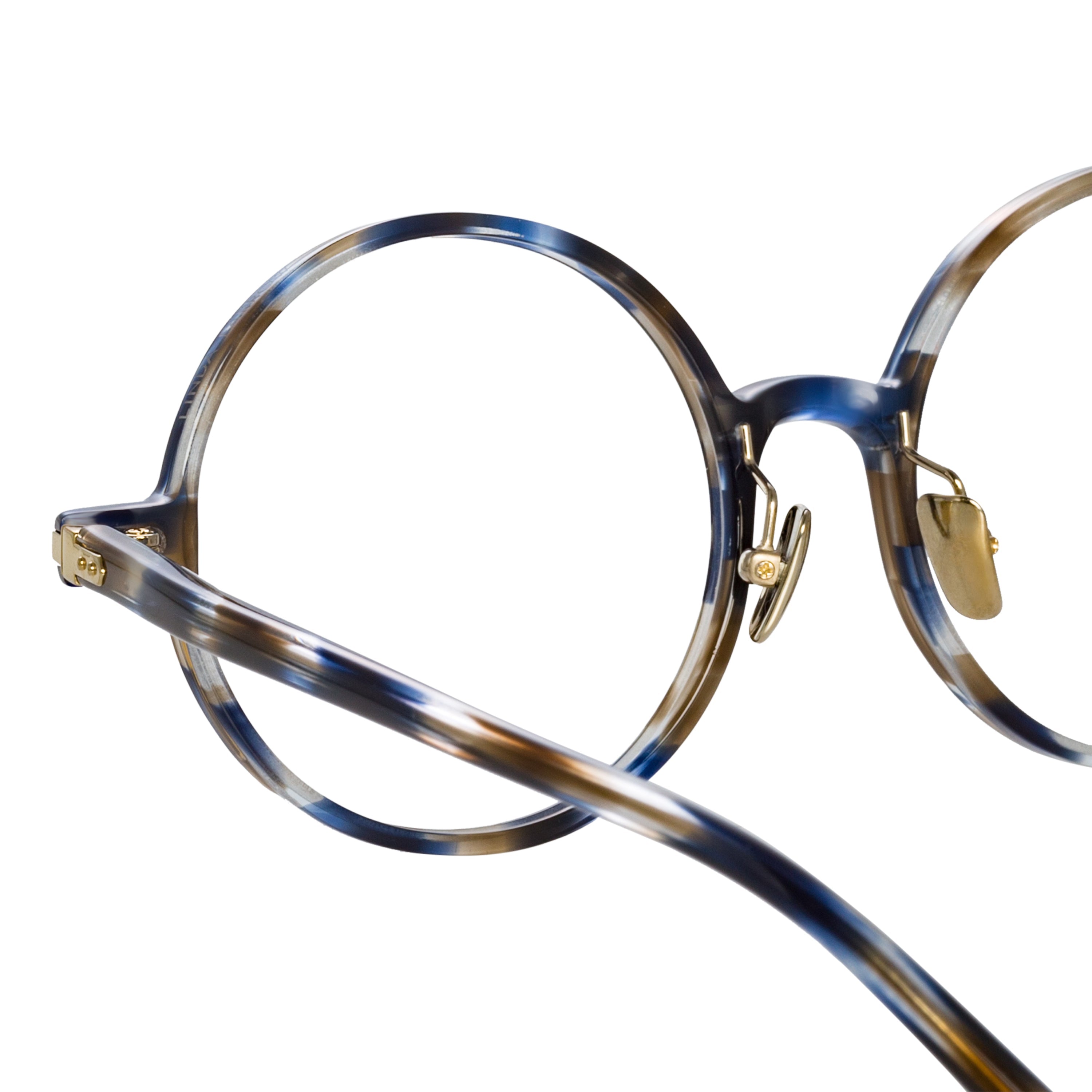 Color_LF62AC3OPT - Spire A Round Optical Frame in Blue Tortoiseshell