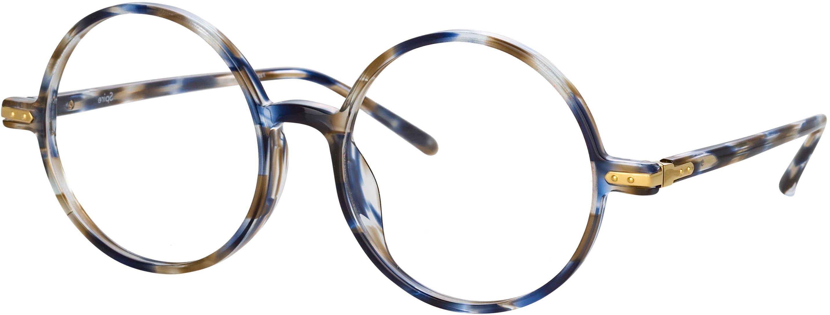 Color_LF62C3OPT - Spire Round Optical Frame in Blue Tortoiseshell