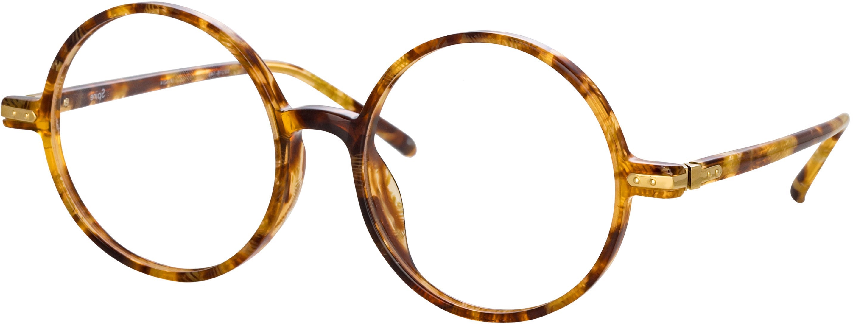 Color_LF62C4OPT - Spire Round Optical Frame in Tobacco Tortoiseshell