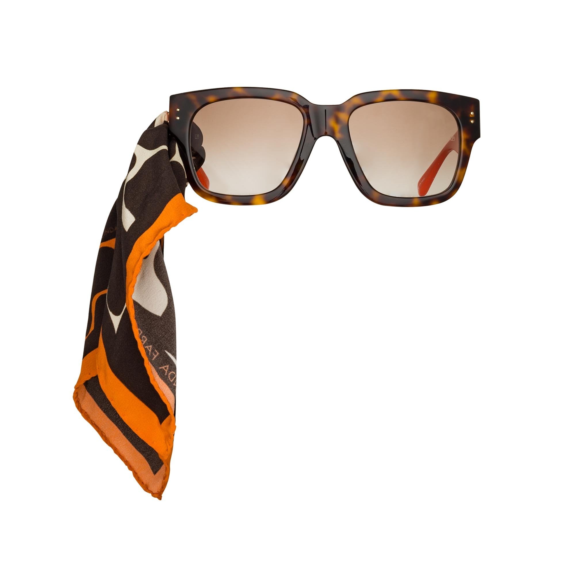 Color_LFL1001C3SUN - Amber D-Frame Sunglasses in Tortoiseshell