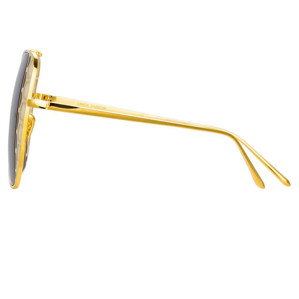 Color_LFL1003C2SUN - Amelia Oversized Sunglasses in Yellow Gold