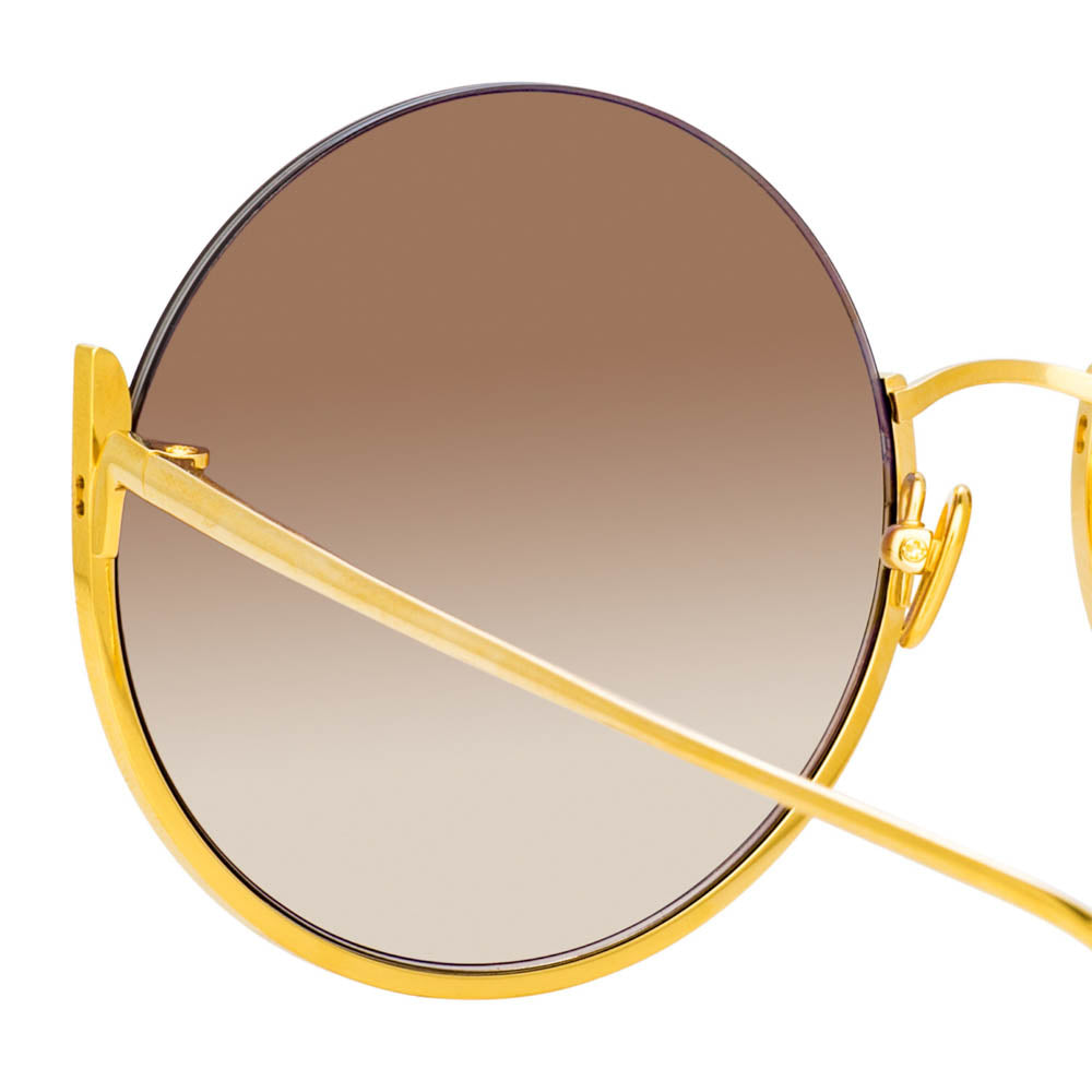 Color_LFL1006C1SUN - Olivia Round Sunglasses in Yellow Gold