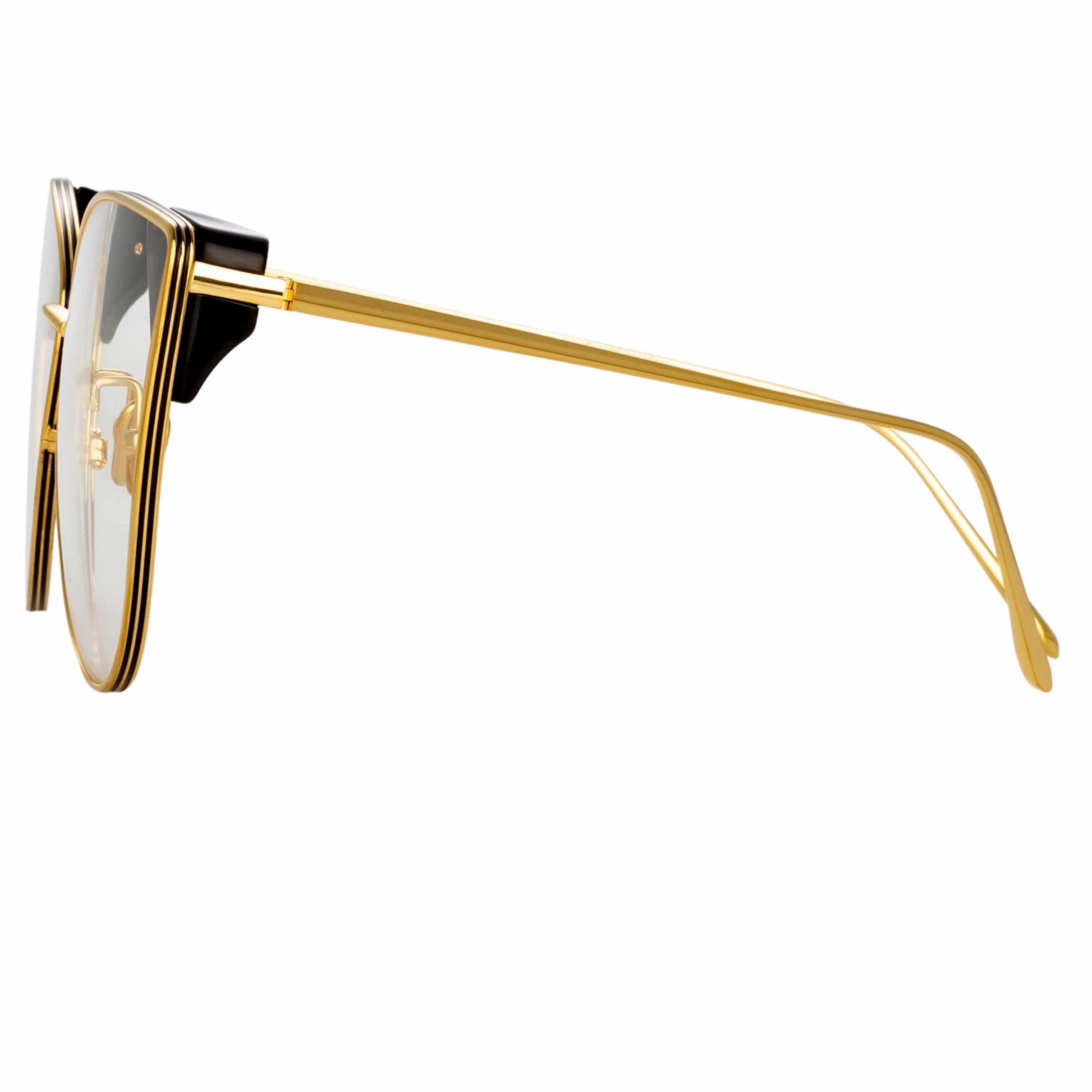 Color_LFL1028C5OPT - Ida Cat Eye Optical Frame in Yellow Gold