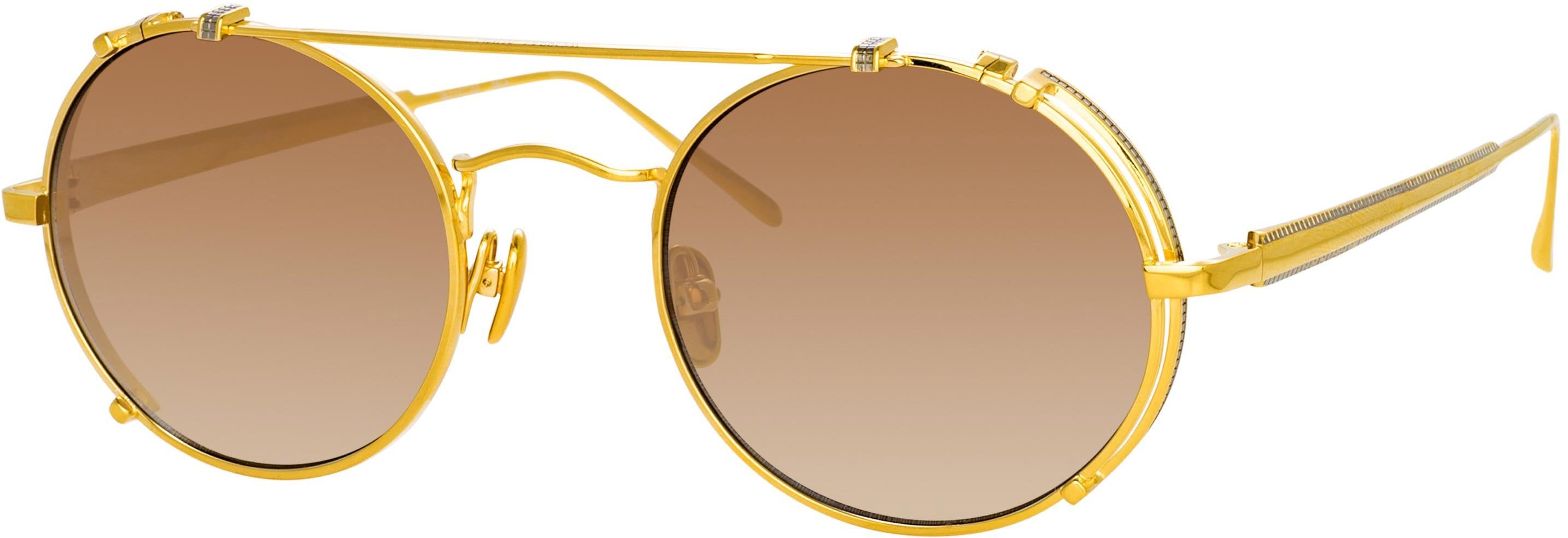 Color_LFL1038C1SUN - Jimi Oval Sunglasses in Yellow Gold