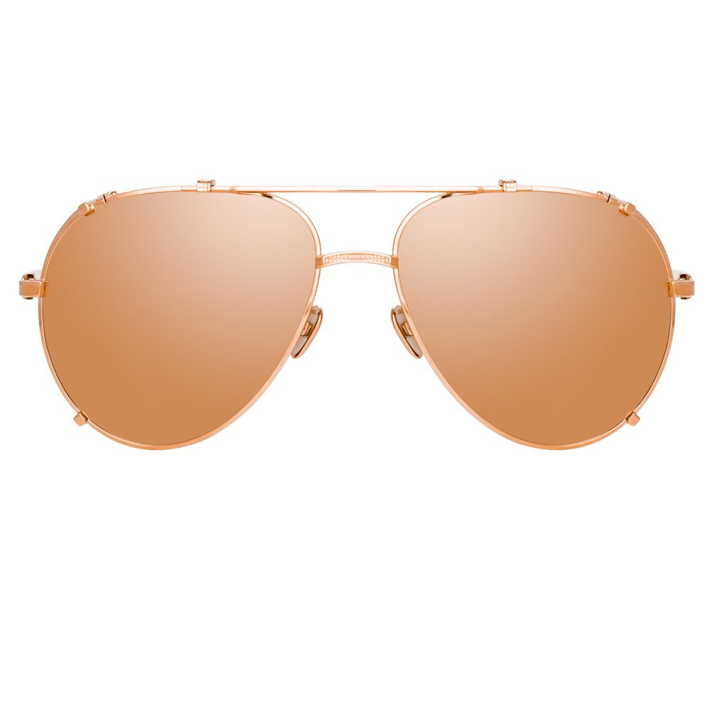 Color_LFL1039C3SUN - Newman Aviator Sunglasses in Rose Gold