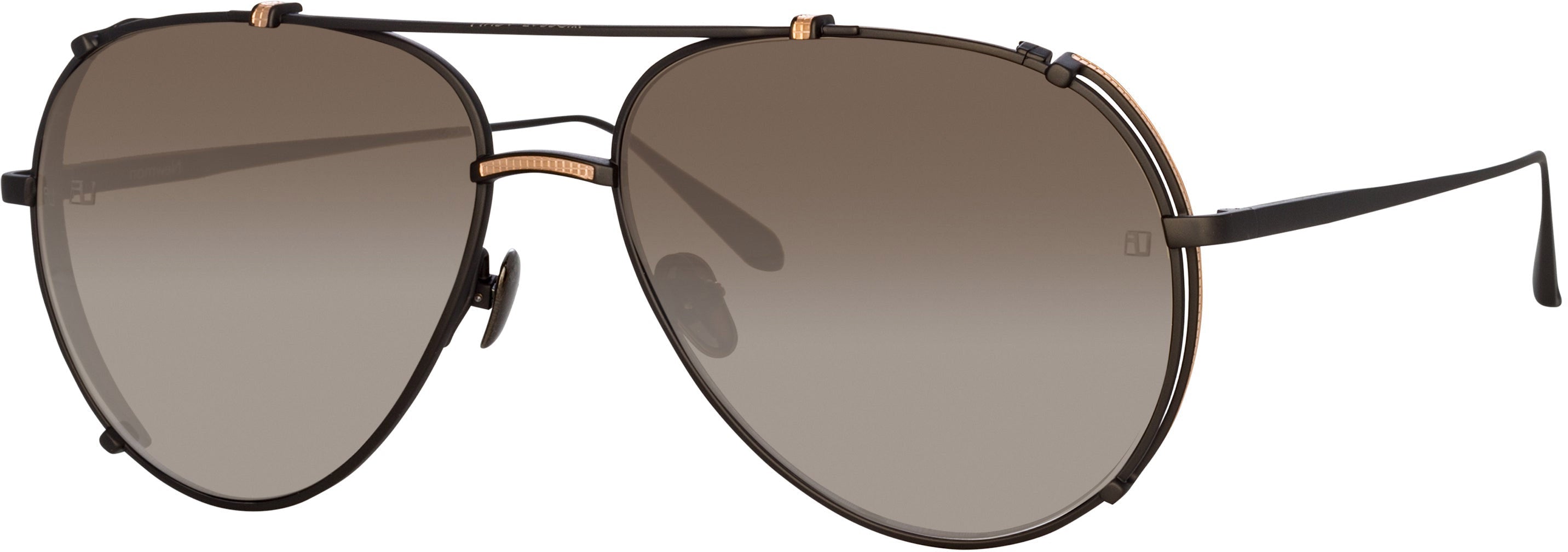 Color_LFL1039C8SUN - Newman Aviator Sunglasses in Black
