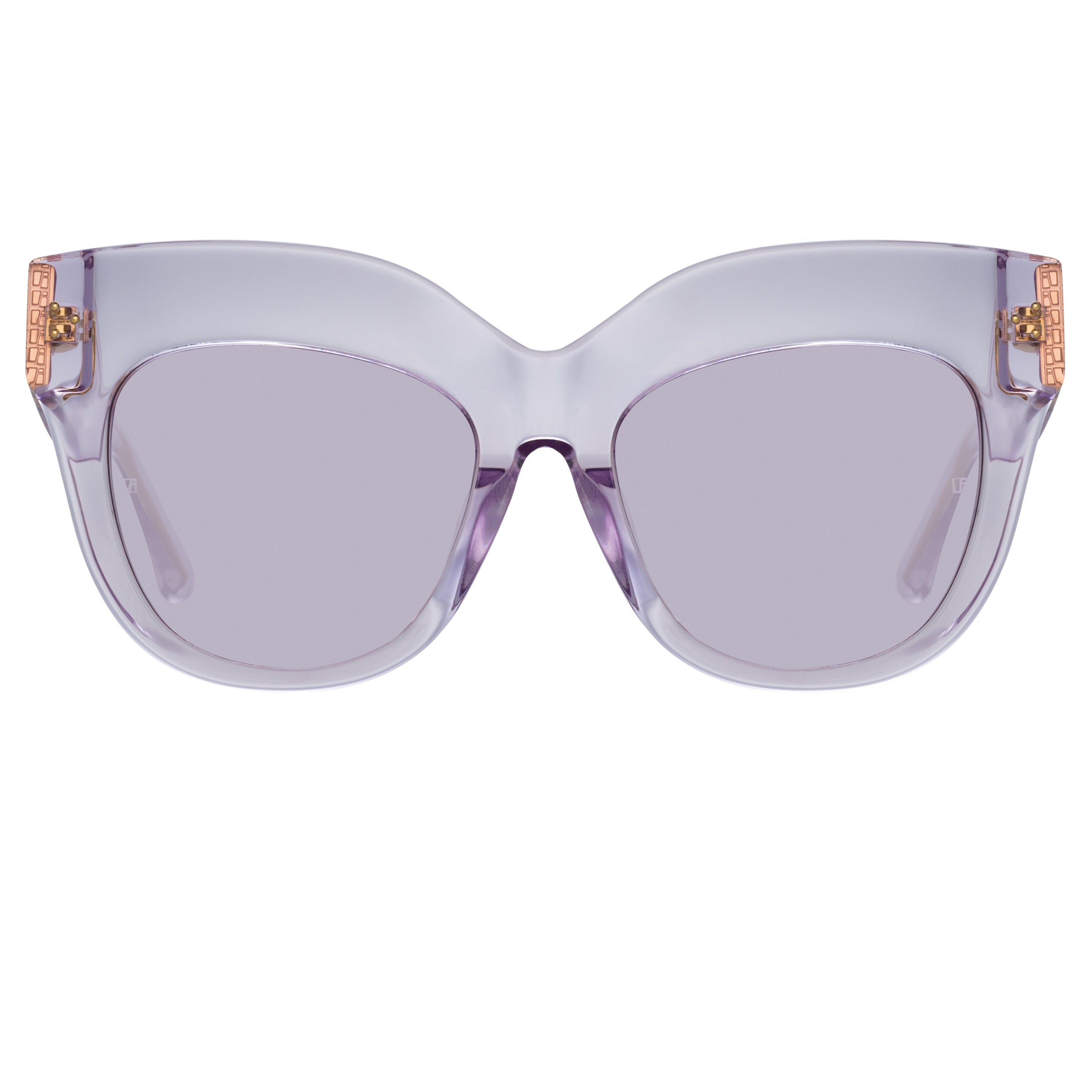 Color_LFL1049C13SUN - Dunaway Oversized Sunglasses in Lilac