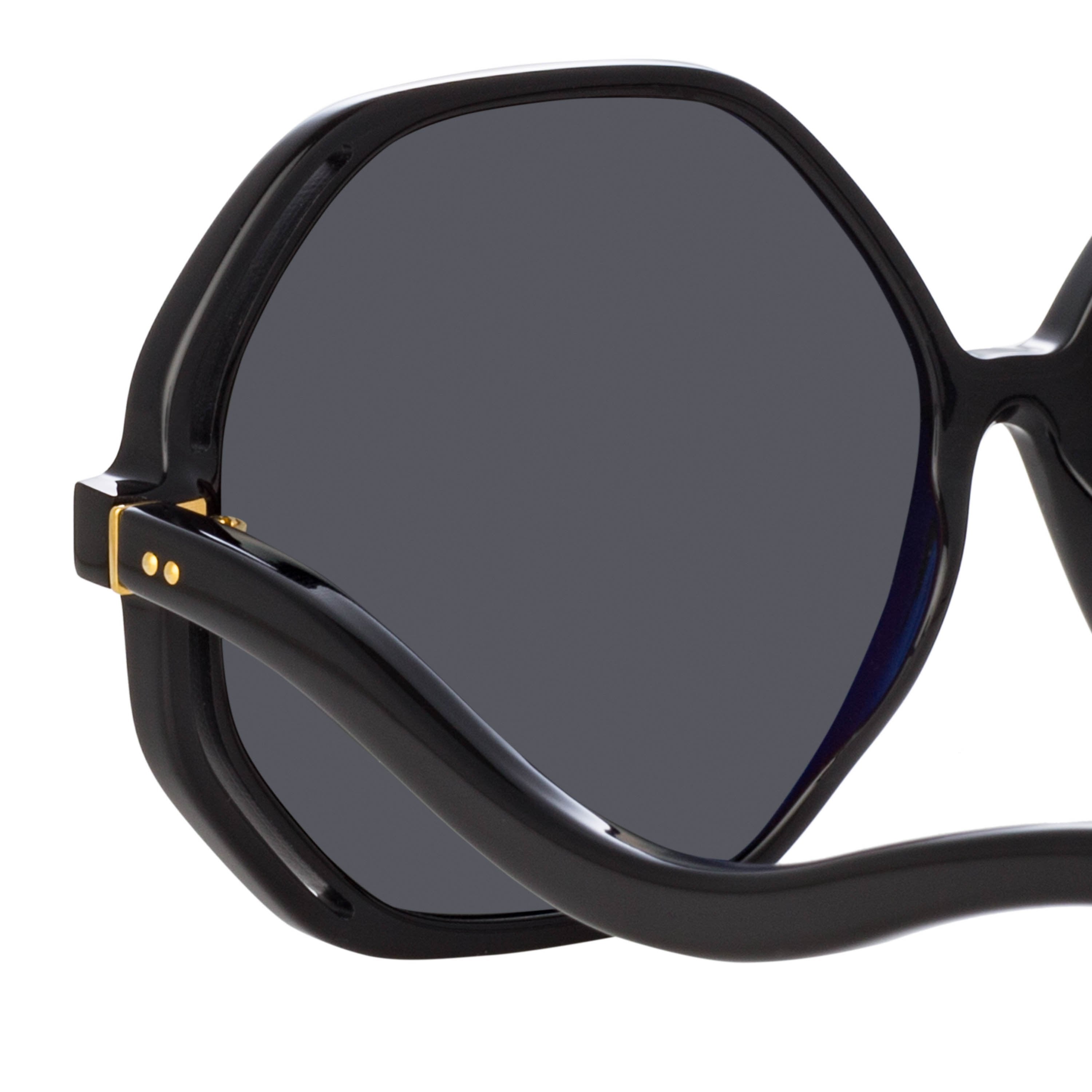 Color_LFL1058C1SUN - Una Oversized Sunglasses in Black