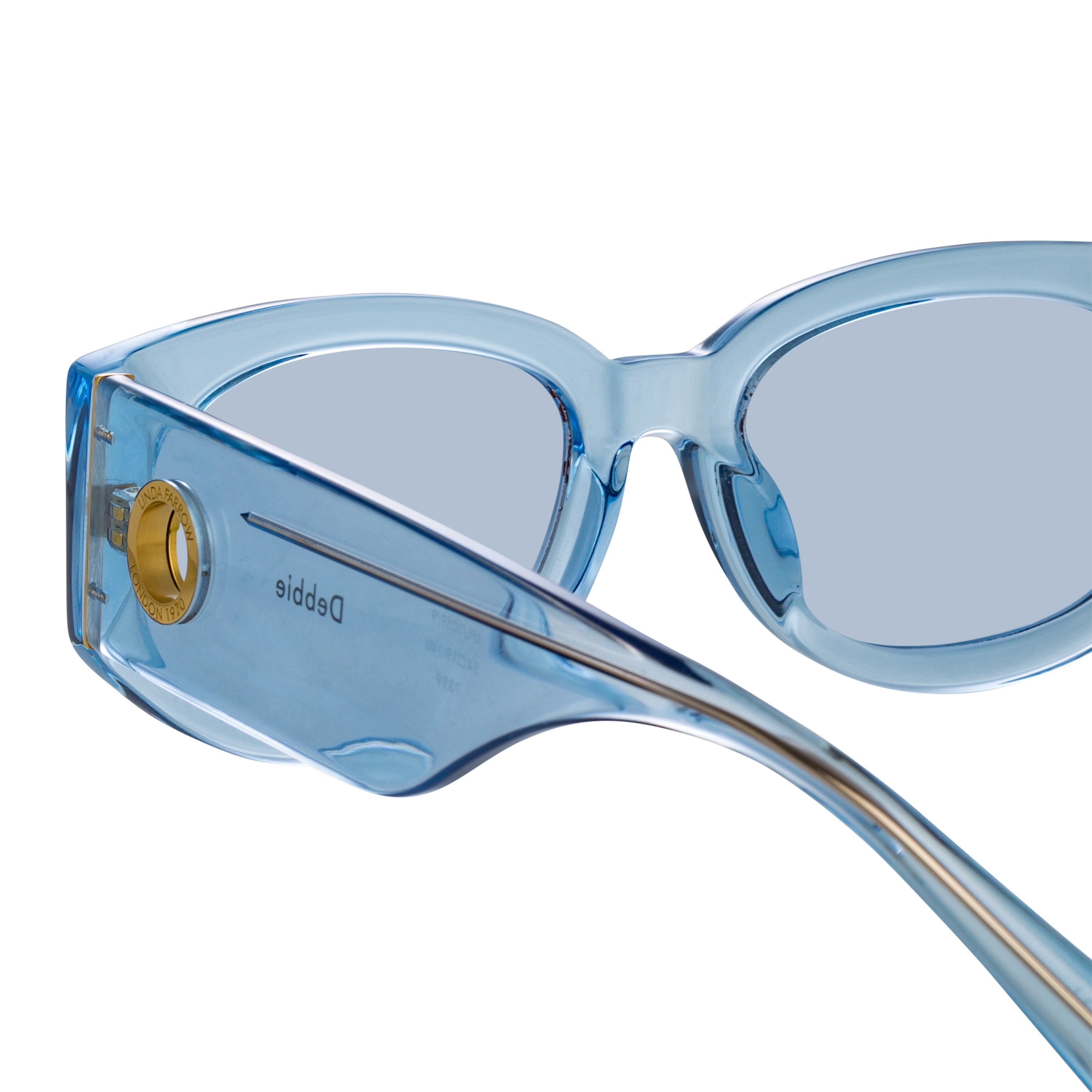 Color_LFL1059C9SUN - Debbie D-Frame Sunglasses in Blue