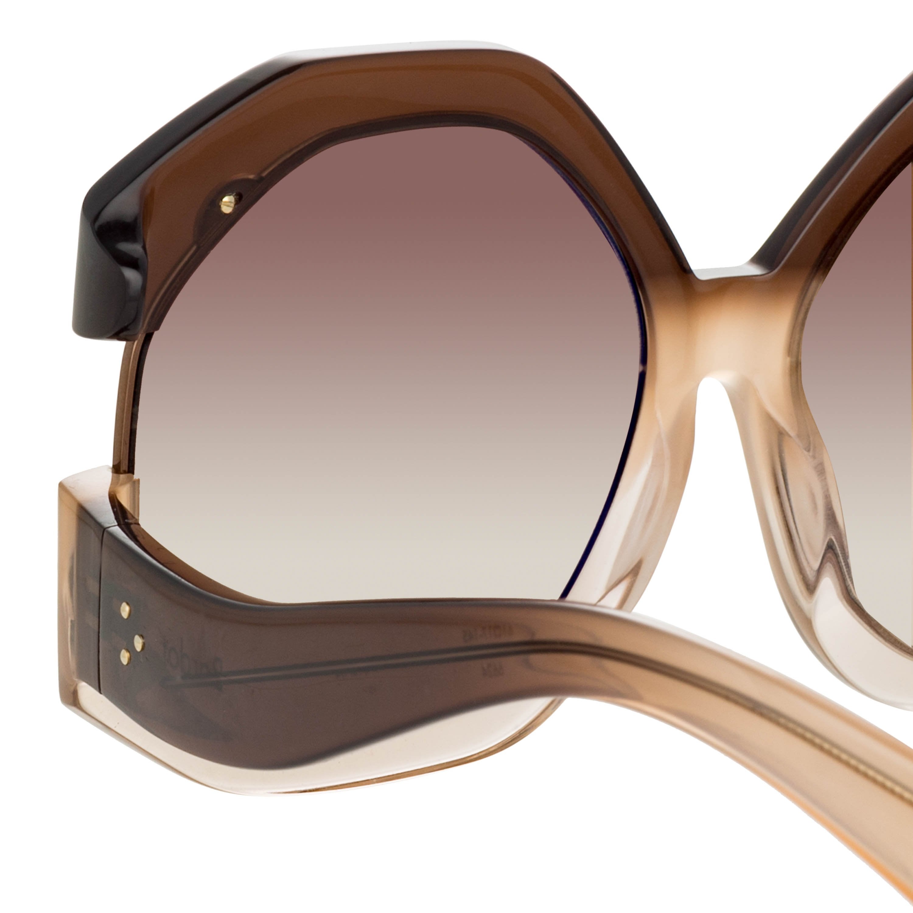 Color_LFL1071C4SUN - Bardot Oversized Sunglasses in Brown