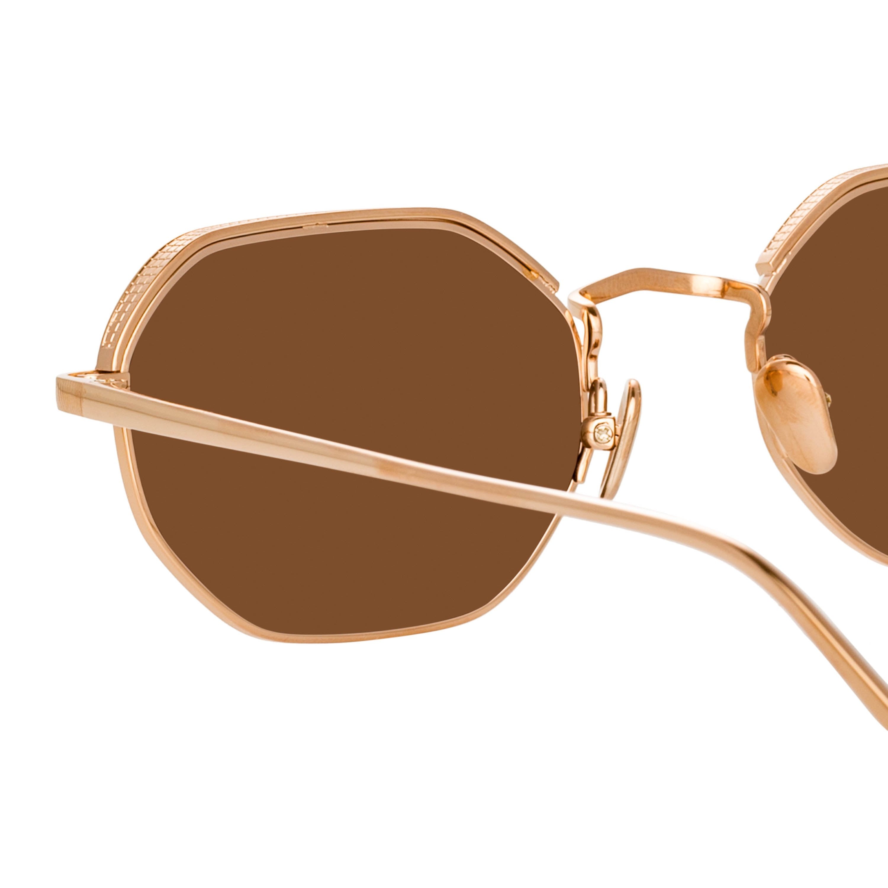 Color_LFL1077C4SUN - Shaw Angular Sunglasses in Rose Gold