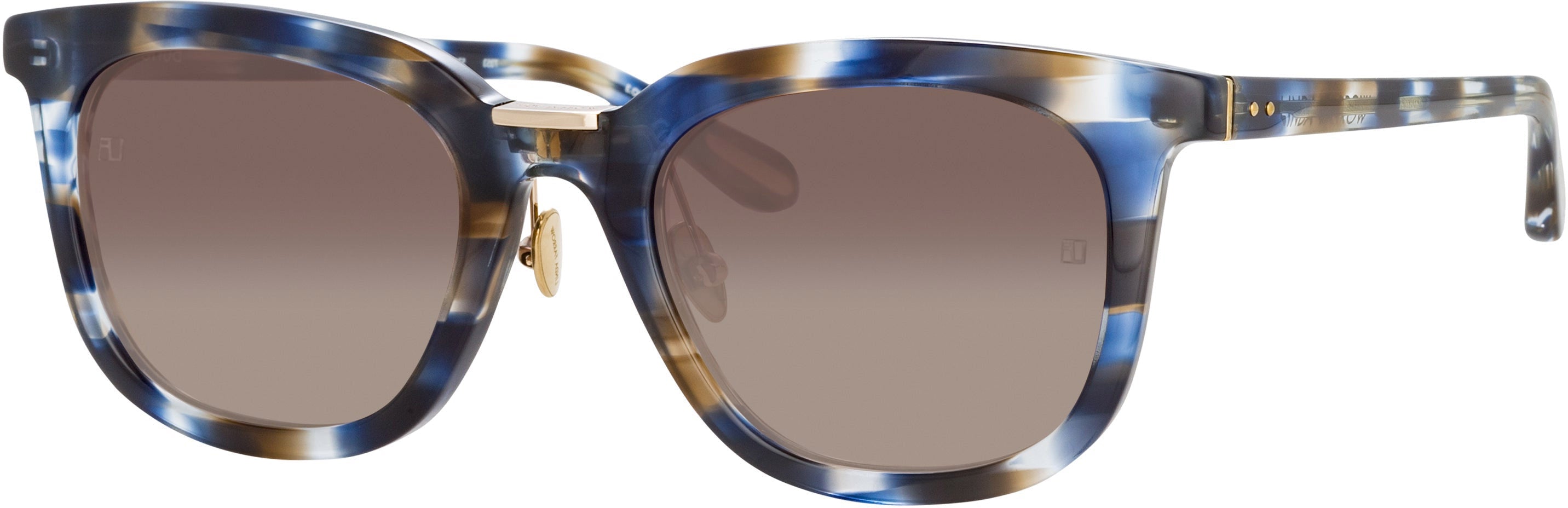 Color_LFL1102C8SUN - Burton D-Frame Sunglasses in Blue Tortoiseshell