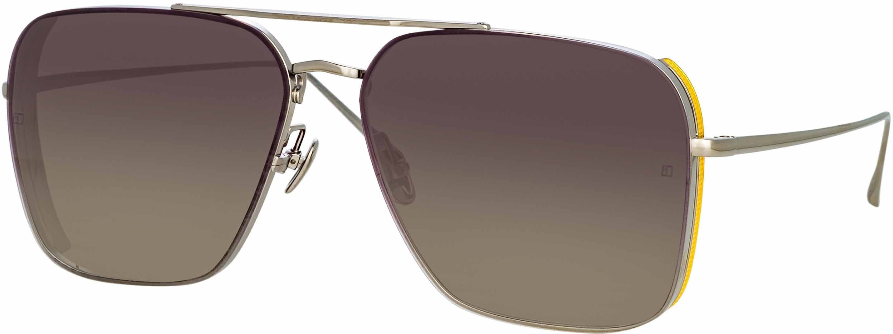Color_LFL1122C2SUN - Asher Aviator Sunglasses in White Gold