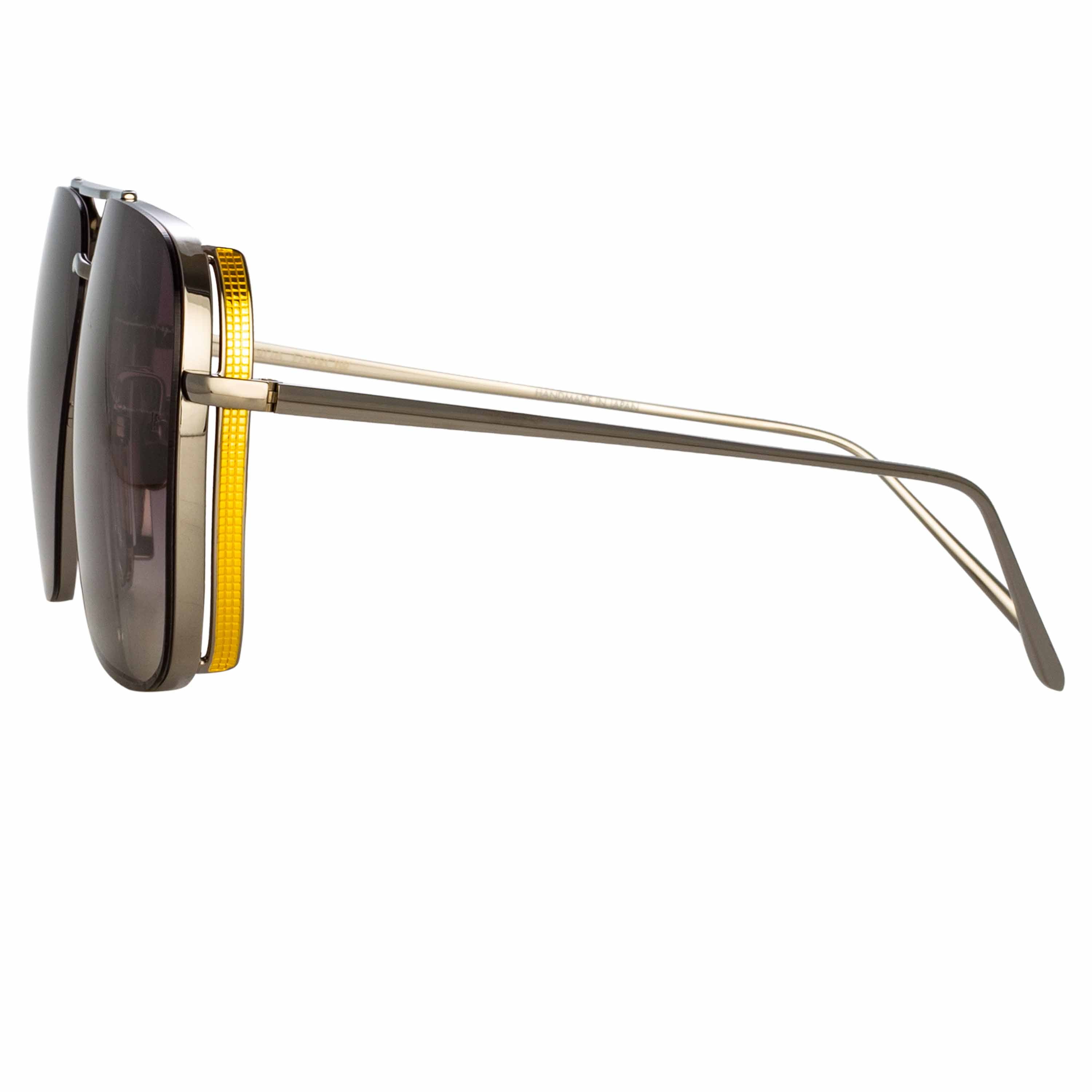 Color_LFL1122C2SUN - Asher Aviator Sunglasses in White Gold