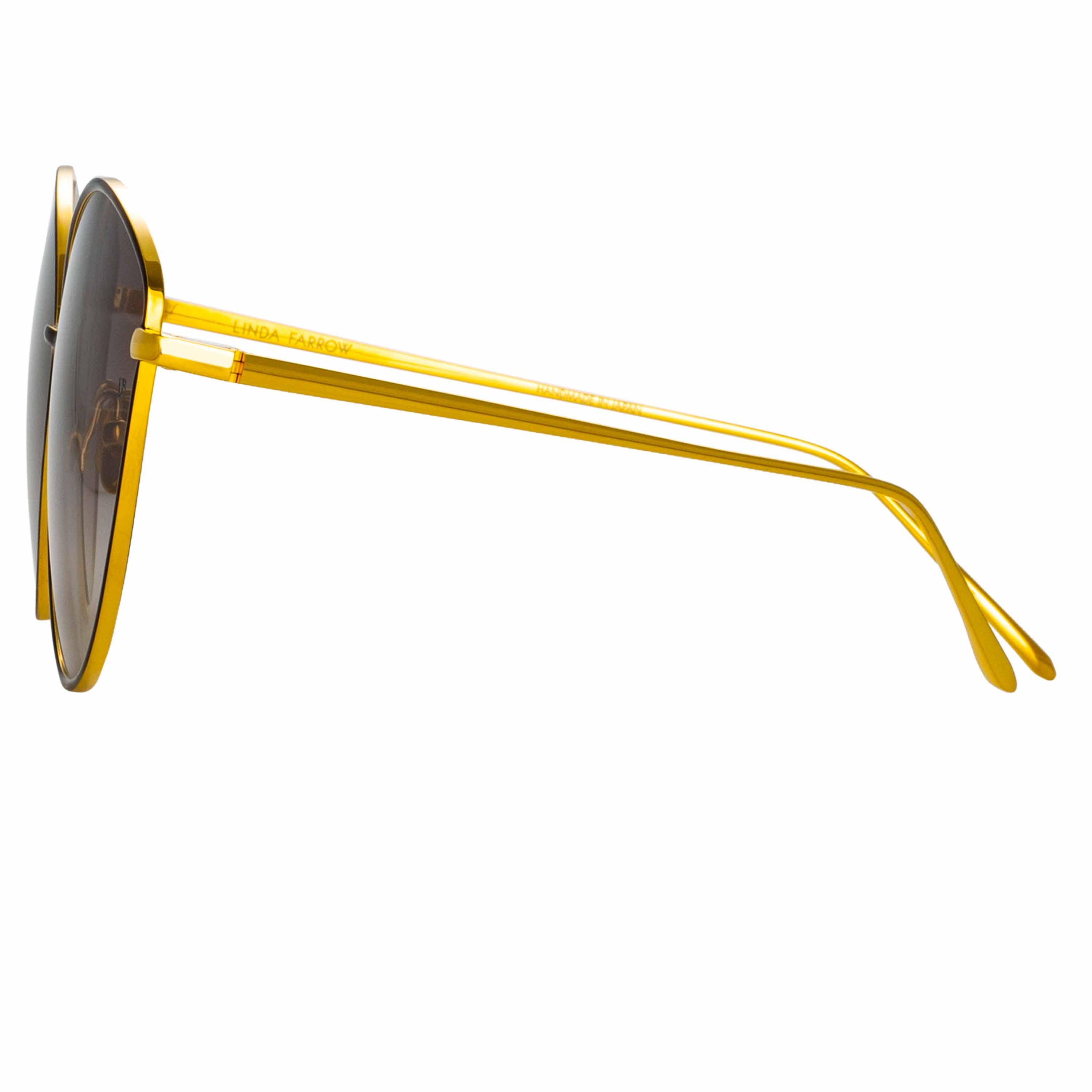 Color_LFL1149C1SUN - Francis Cat Eye Sunglasses in Yellow Gold and Grey