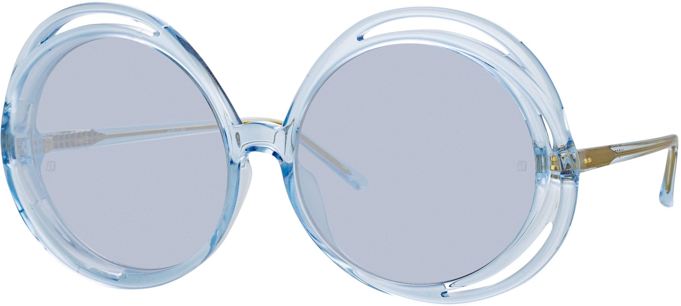 Color_LFL1172C6SUN - Ellen Round Sunglasses in Blue