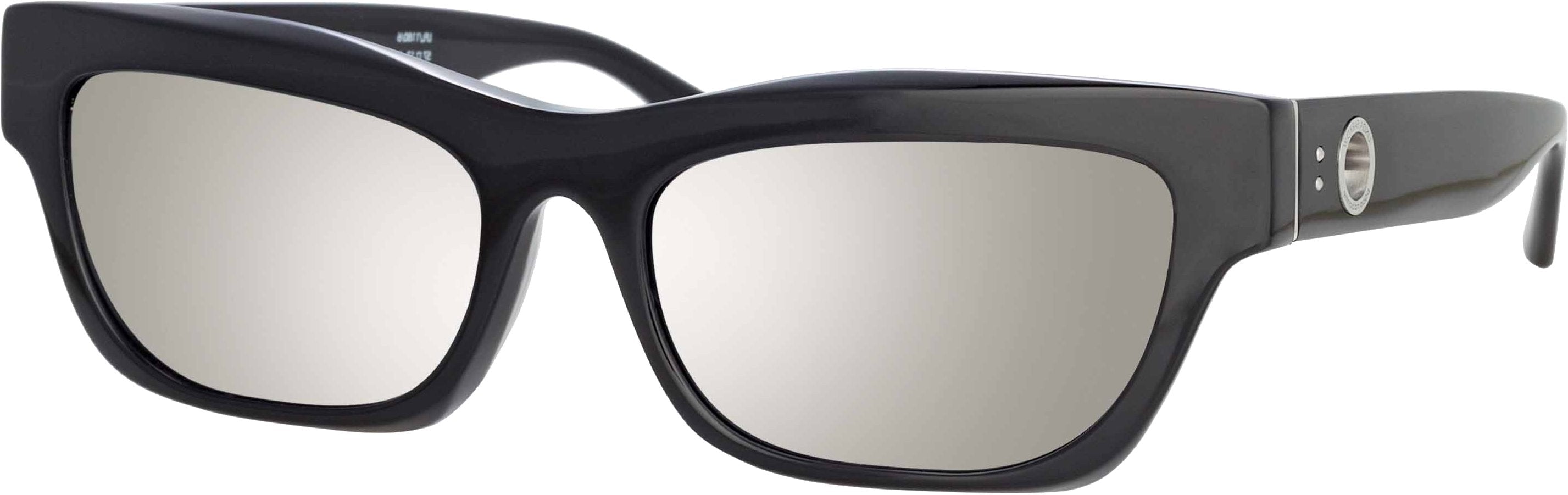 Color_LFL1180C6SUN - Paco Rabanne Moe Cat Eye Sunglasses in Black and Silver