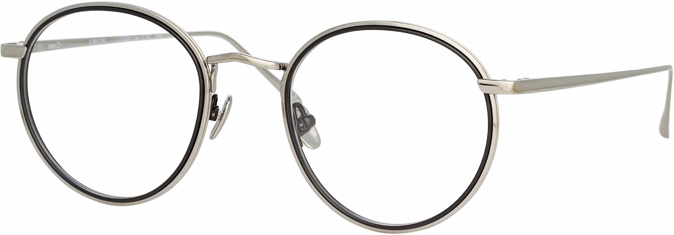 Color_LFL1190C3OPT - Comer Optical Oval Frame in White Gold