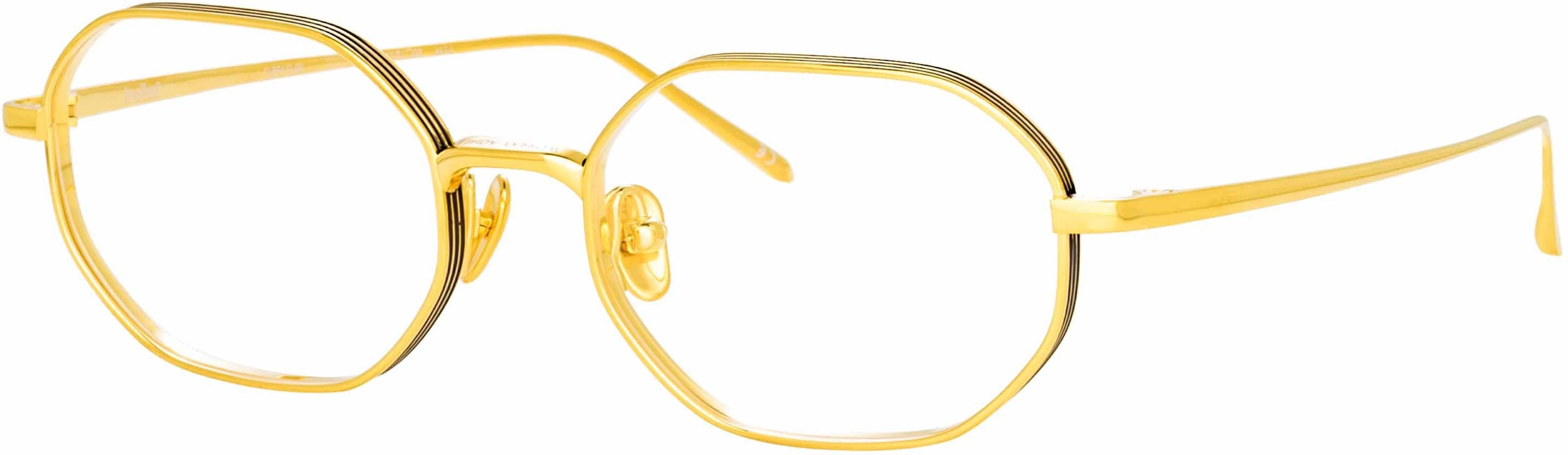 Color_LFL1195C1OPT - Stafford Angular Optical Frame in Yellow Gold