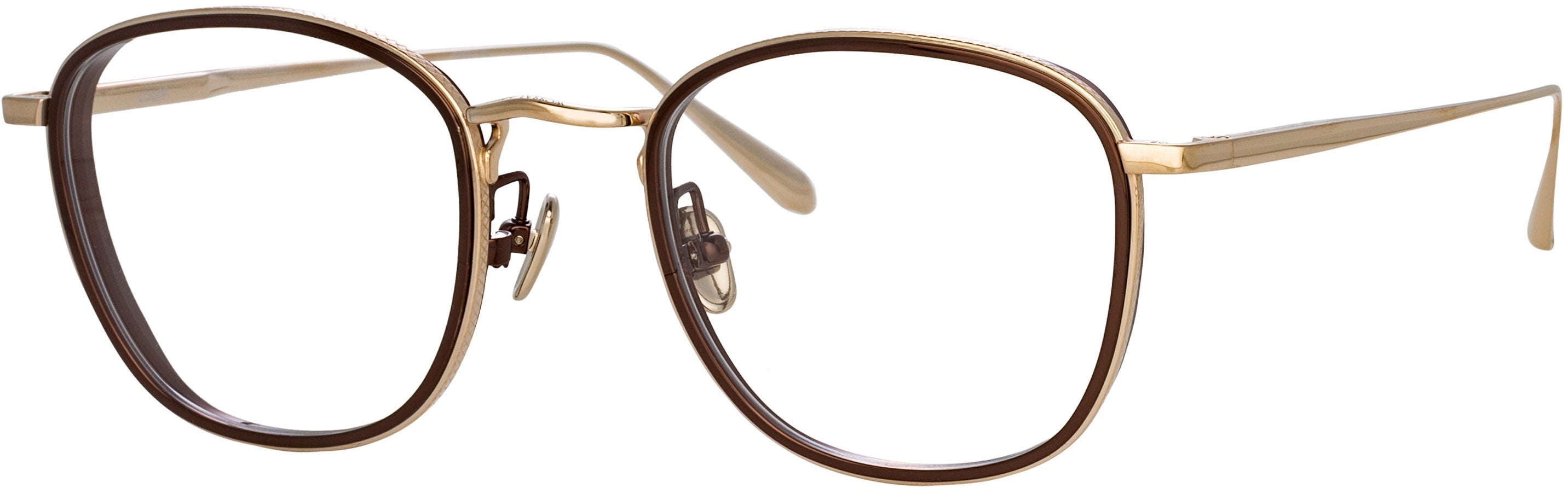 Color_LFL1220C3OPT - Maco Squared Optical Frame in Light Gold