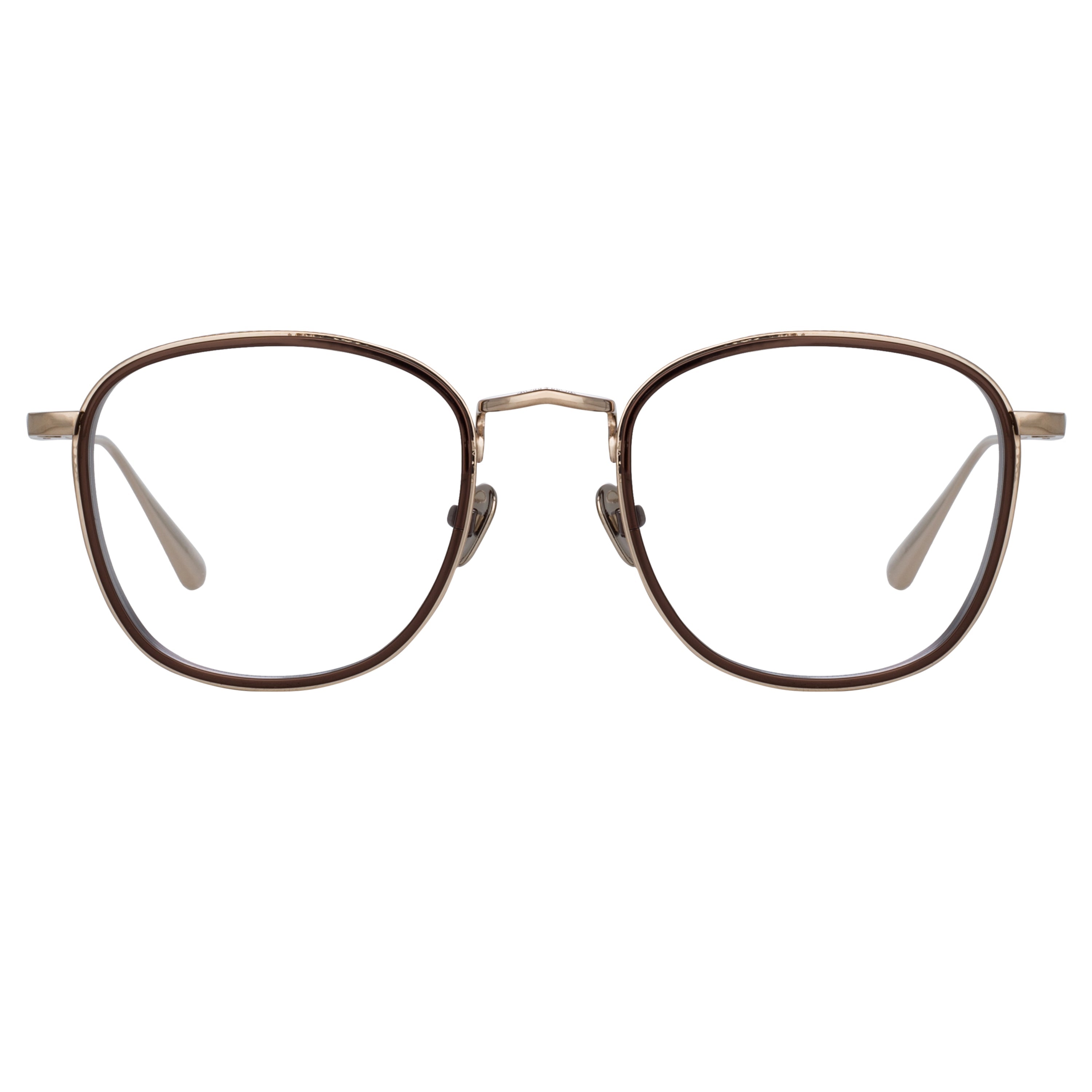 Color_LFL1220C3OPT - Maco Squared Optical Frame in Light Gold
