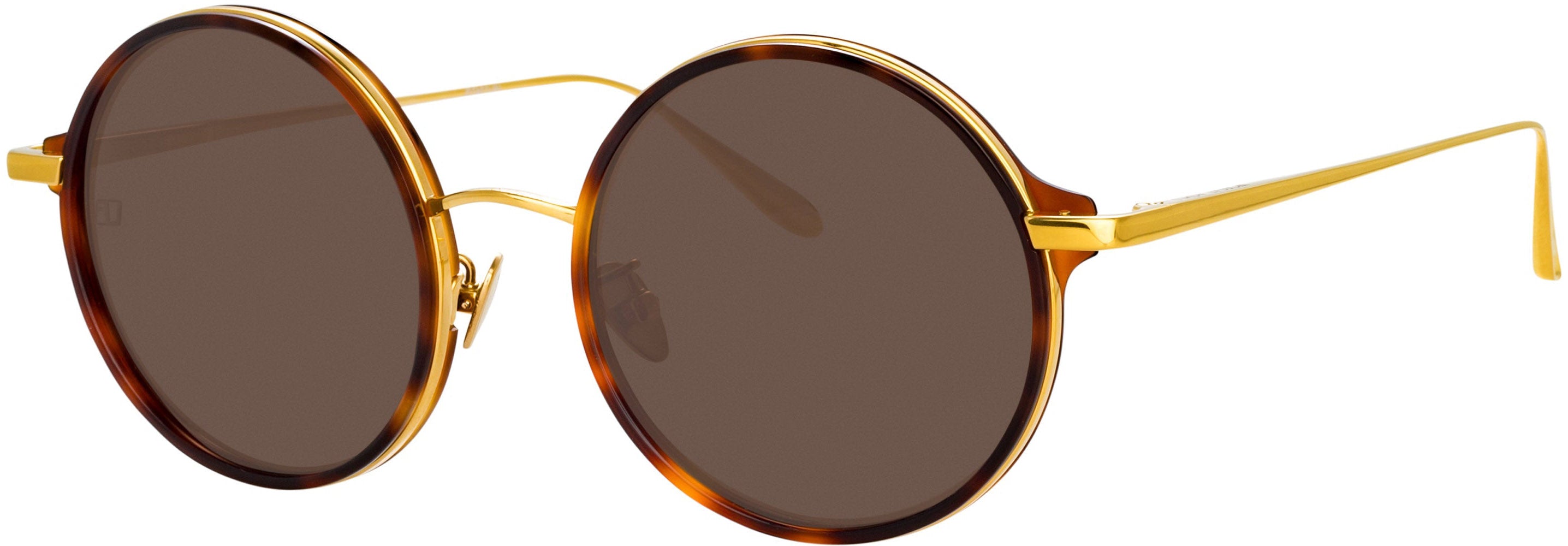 Color_LFL1247C5SUN - Bara Round Sunglasses in Tortoiseshell