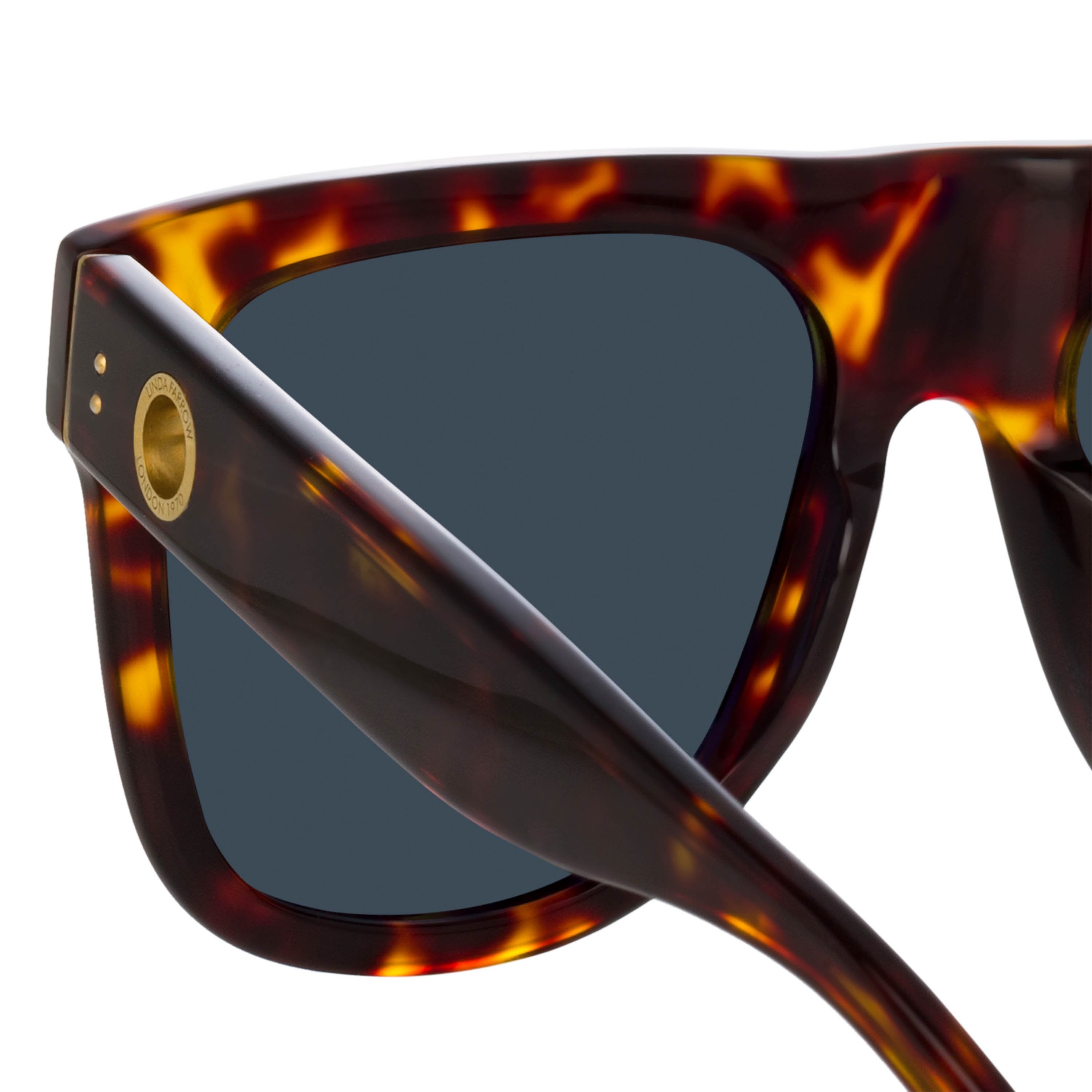 Color_LFL1250C2SUN - Carolina Flat Top Sunglasses in Tortoiseshell