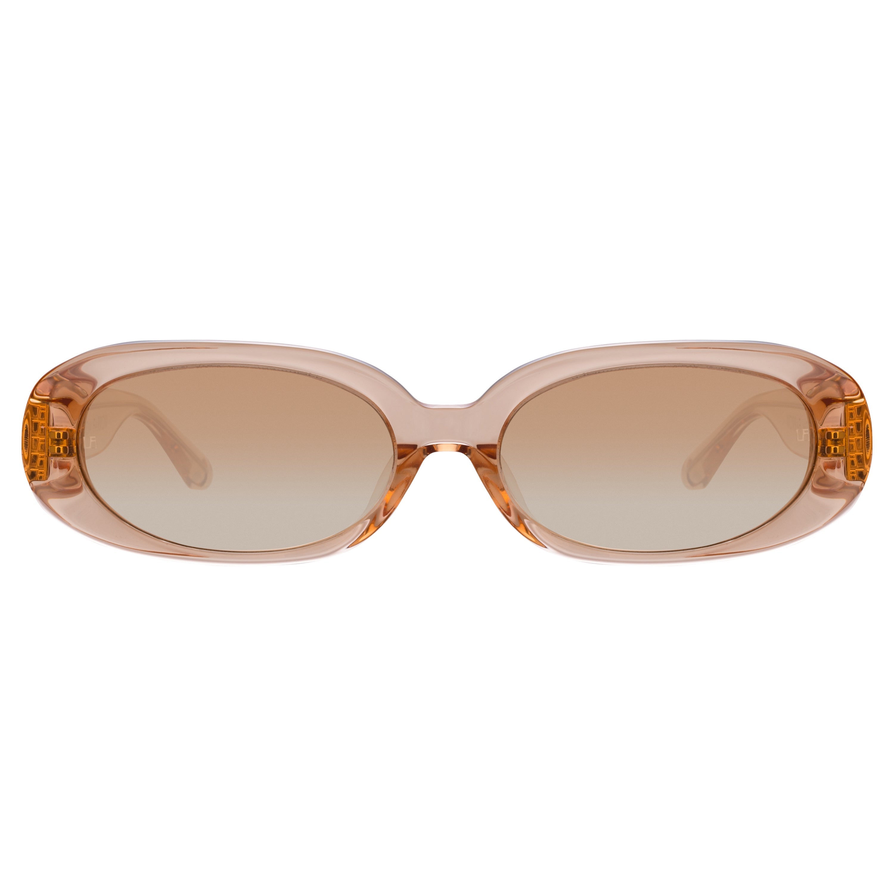 Color_LFL1252C3SUN - Cara Oval Sunglasses in Peach